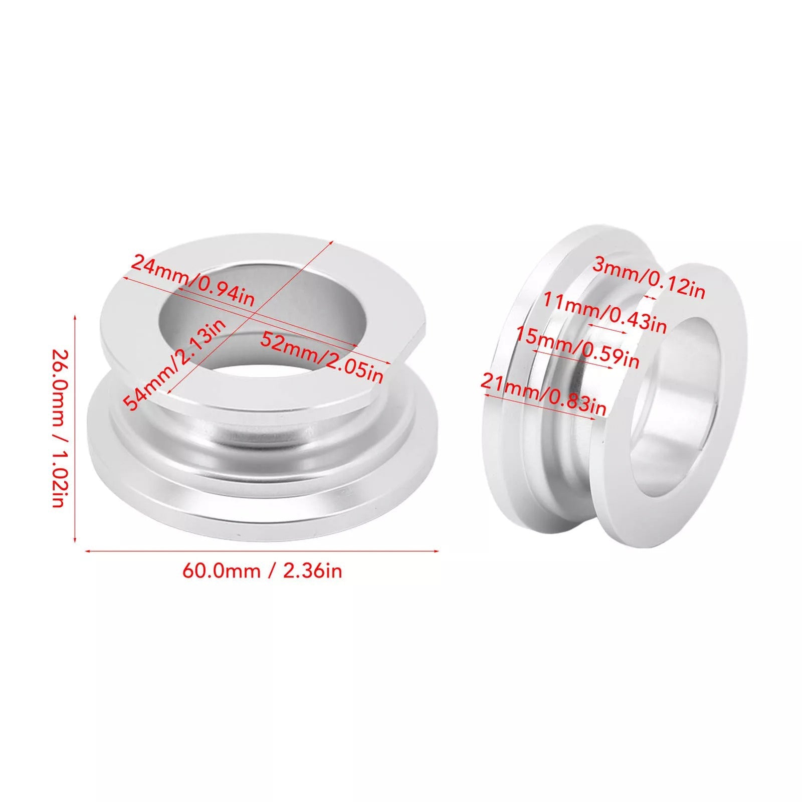 FLAP DE VÁLVULA DE DESCARGA DE ALUMINUM CRC para HKS SSQV a TIAL 50 mm BOV