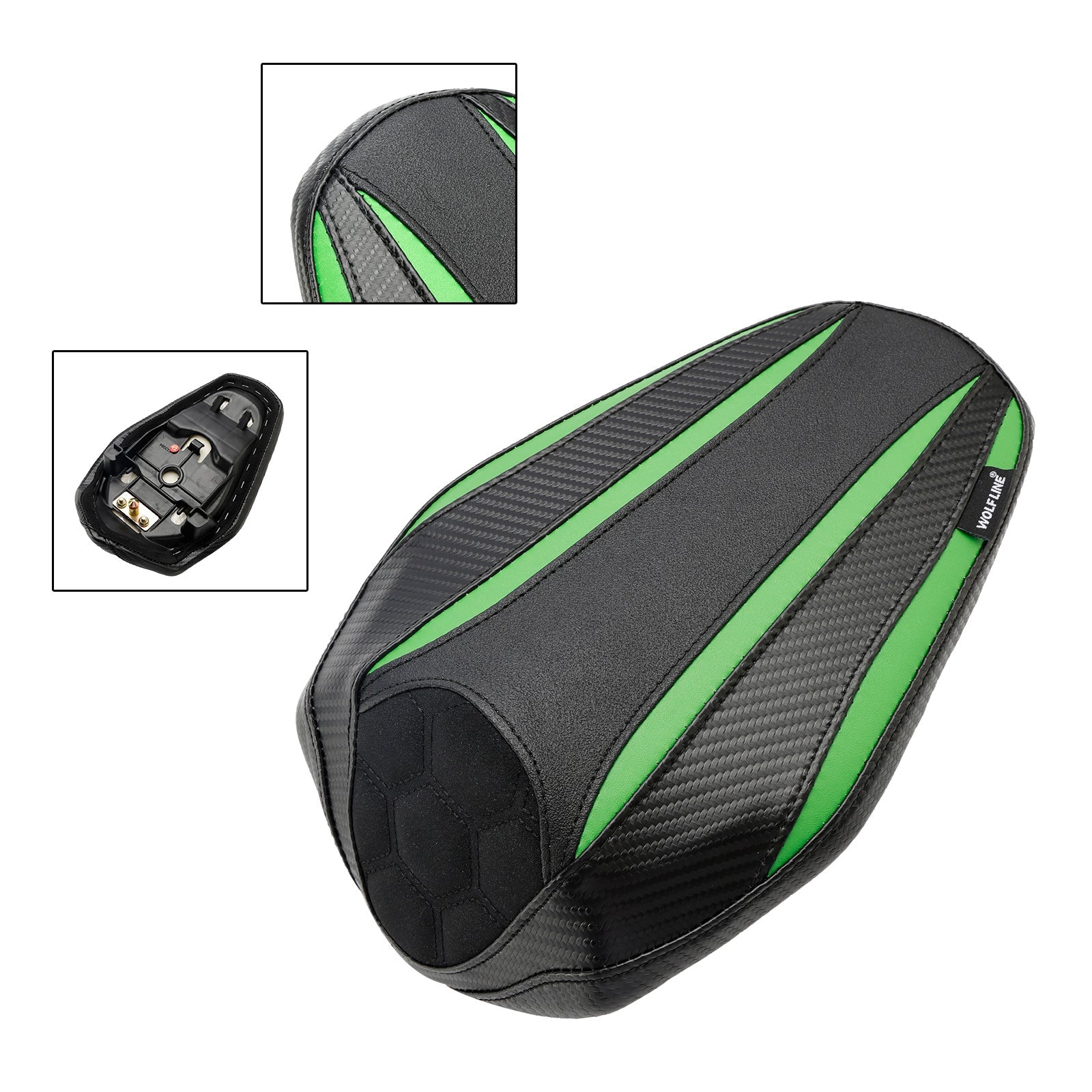 Mate Black Black Ensudovovo sedlo za Kawasaki ZX-4R 2023