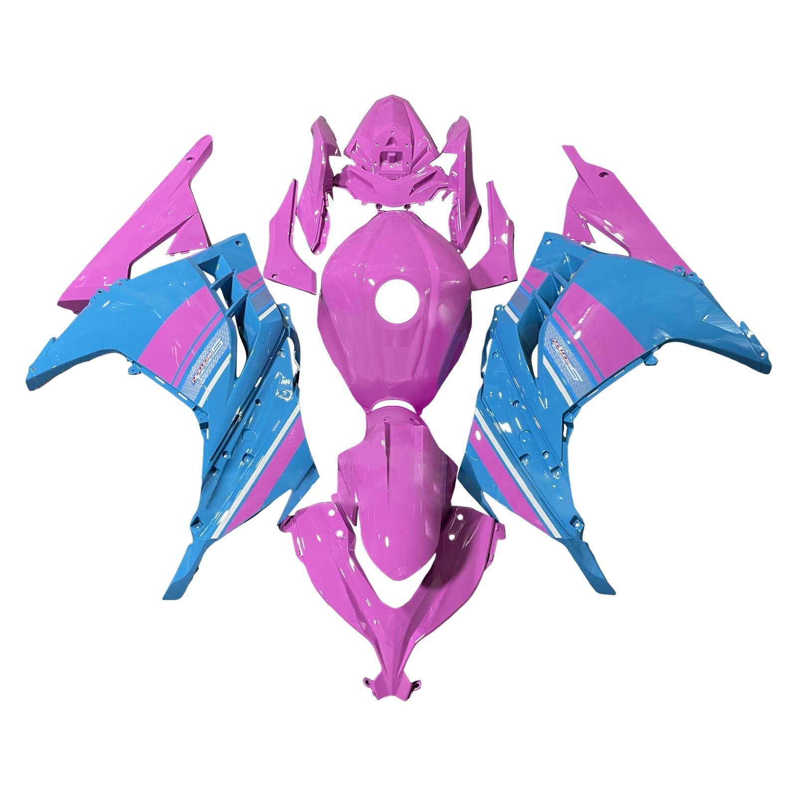 Kit di carenatura a iniezione, carrozzeria in plastica ABS per Kawasaki EX300 Ninja300 2013-2024
