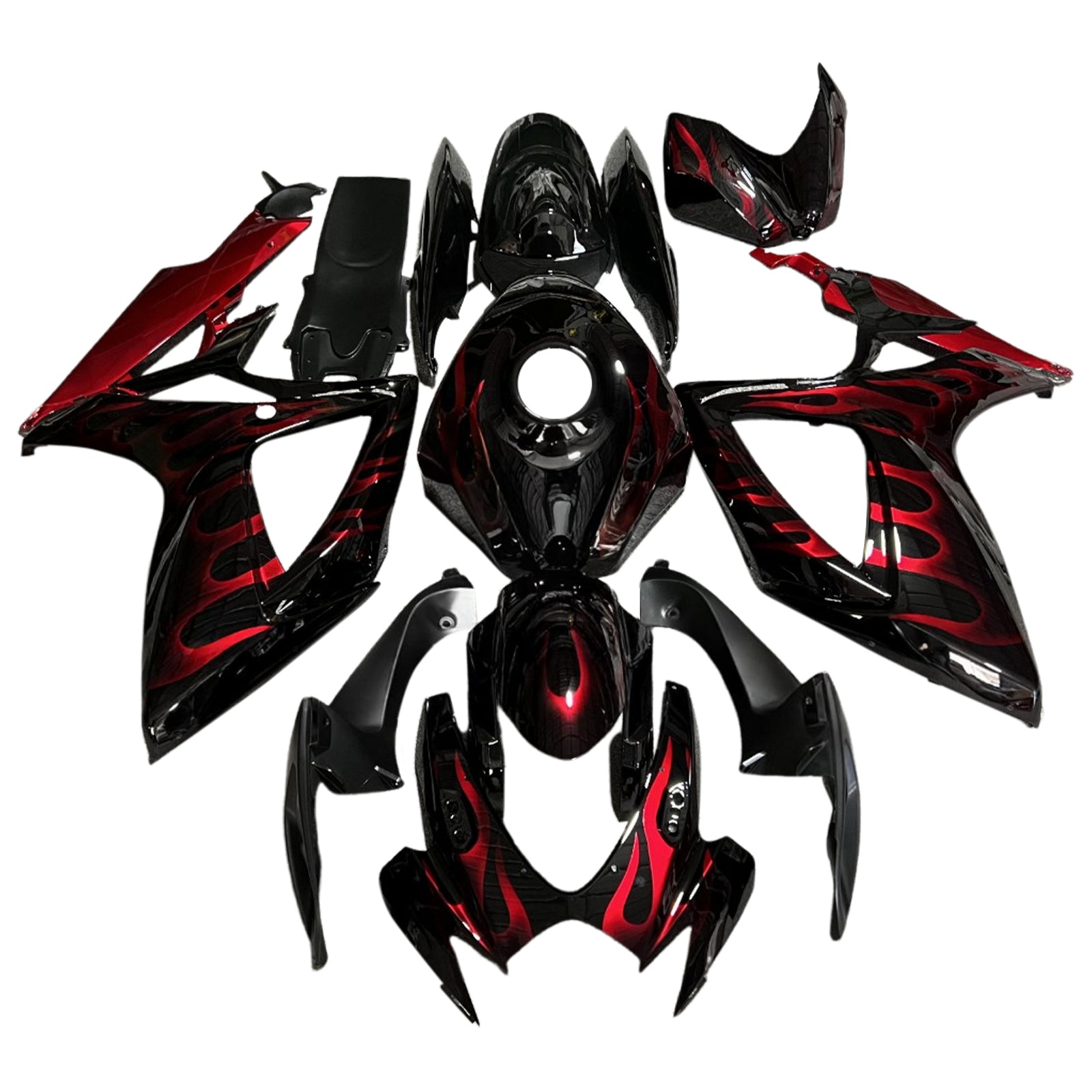 Kit de deficiencia inyectado en plástico AB para Suzuki GSXR 600/750 2006-2007 K6