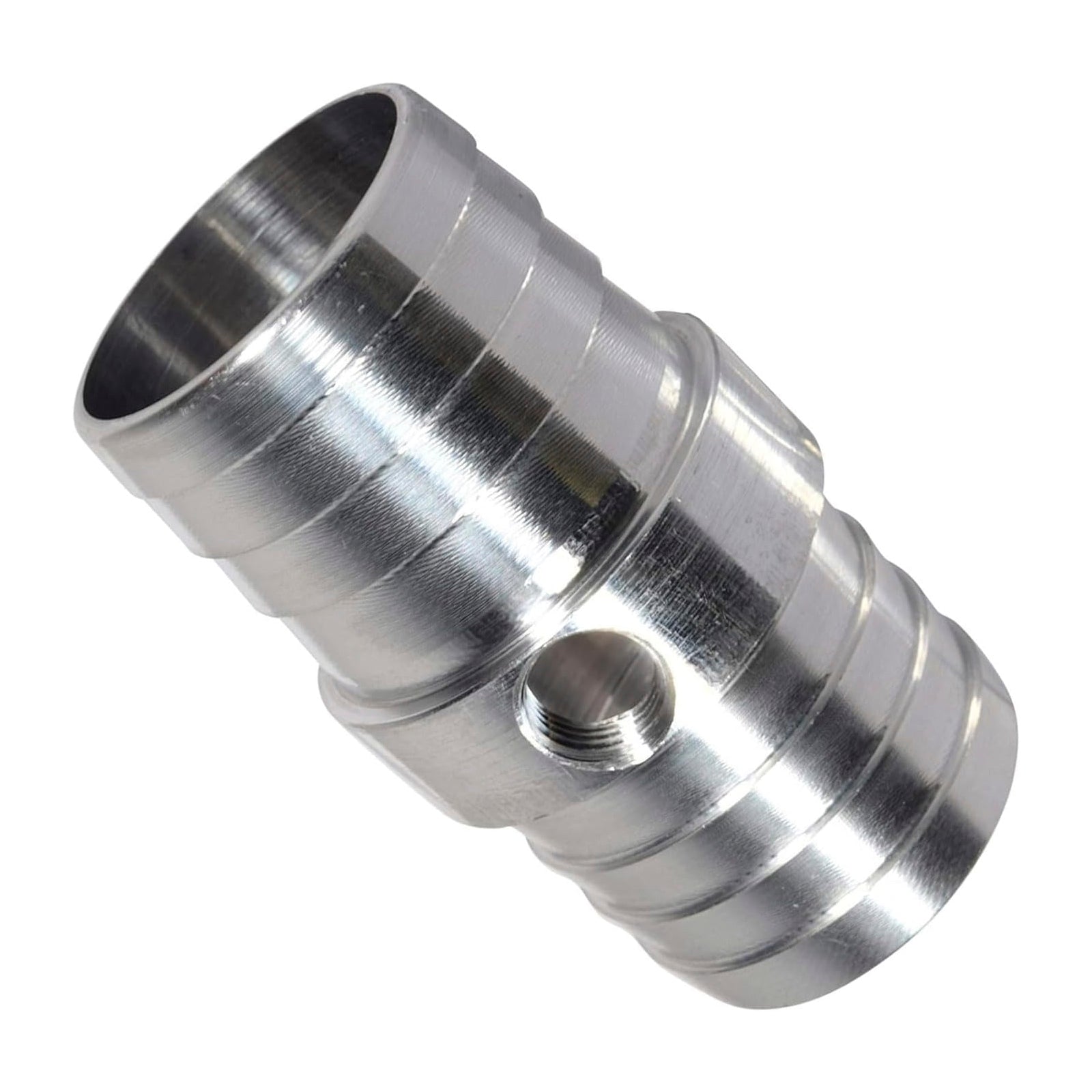 Raccord cannelé pour tuyau de radiateur avec port NPT 1/8"" et adaptateur pour tube vapeur 1-1/4""