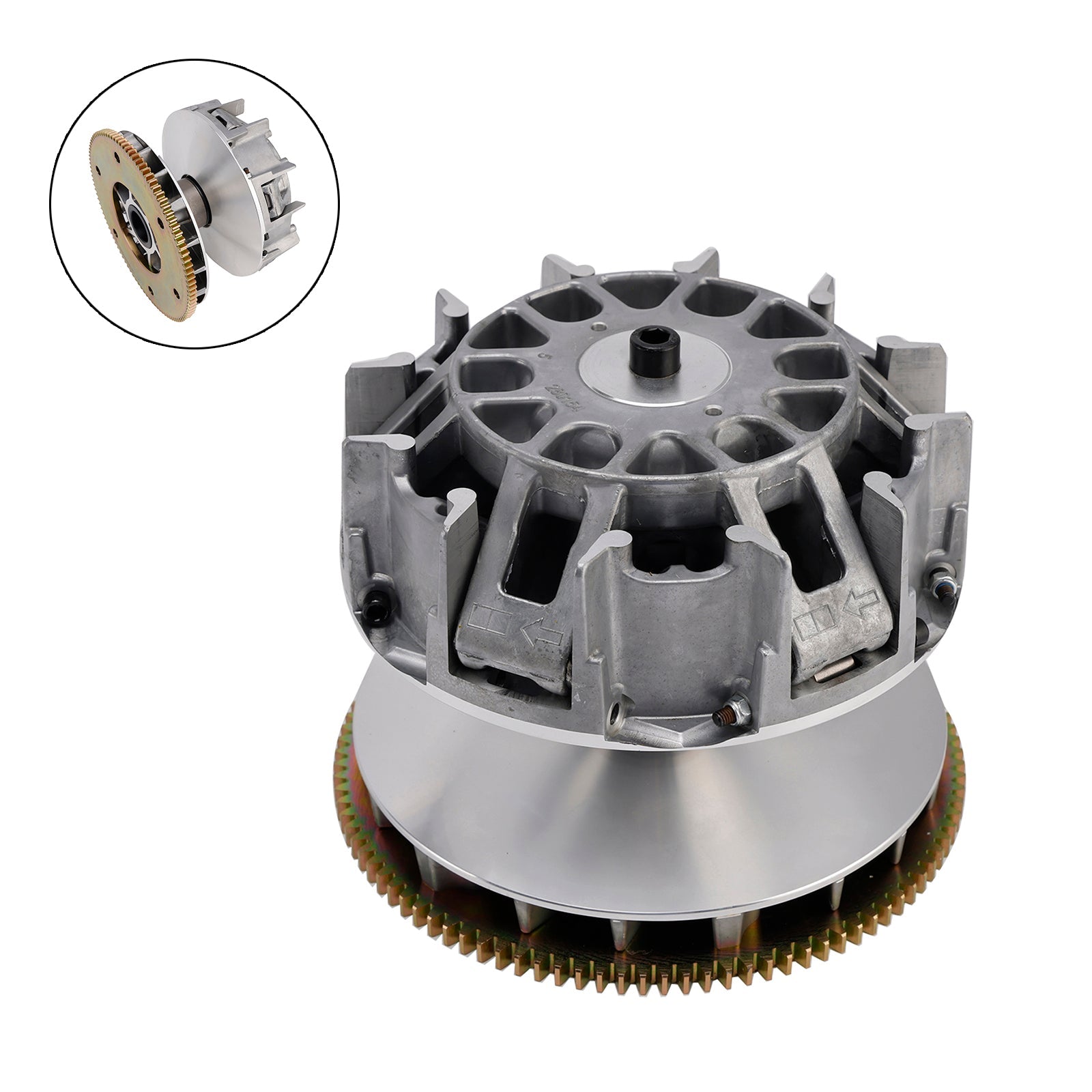 Conjunto de polea del variador de embrague delantero para Can-Am Outlander 450 EFI T3 2018 (420280515, 420280157/420280522)