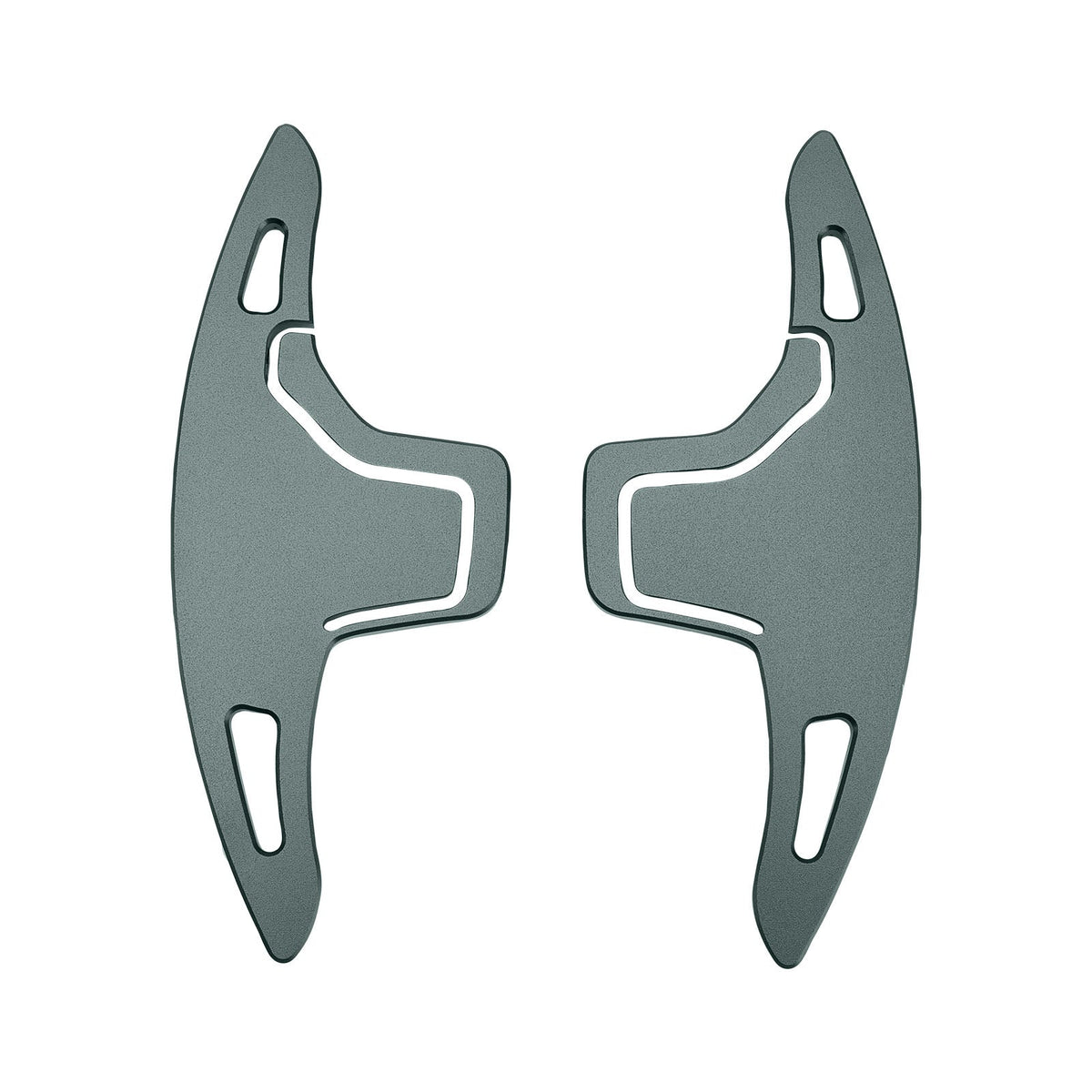 Palettes de changement de vitesse au volant pour Kia K5 2016-2019, gris aluminium