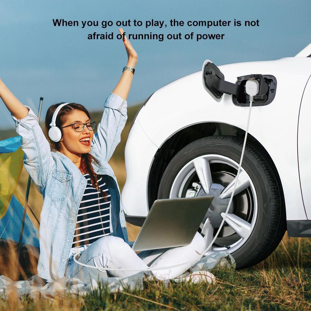 Rozładowanie V2L typ 2 do wtyczki Euro Adapter ładowarki EV 16A Wtyczka EVSE IEC62196