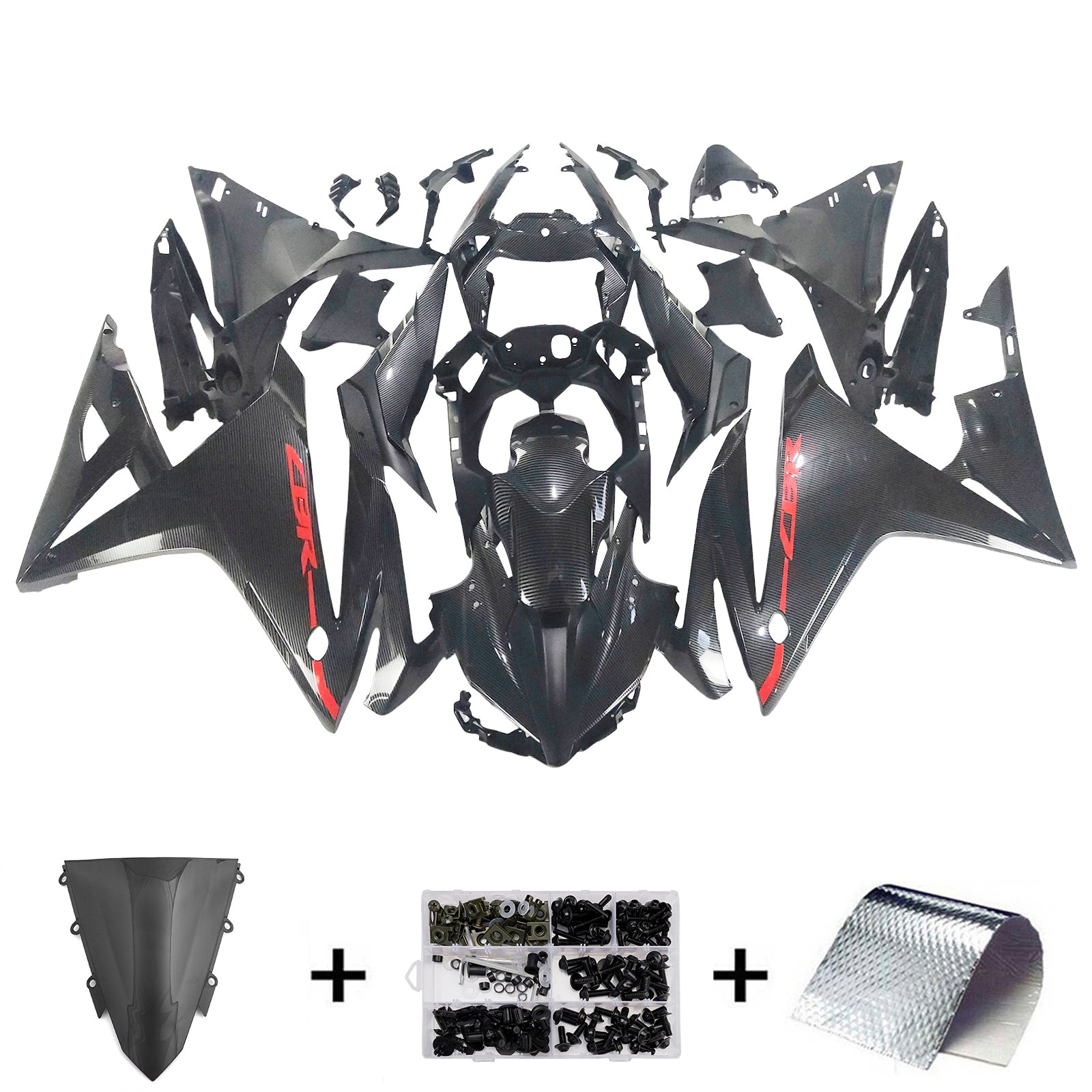 Kit de carénage en plastique ABS pour Honda CBR500R 2016-2018