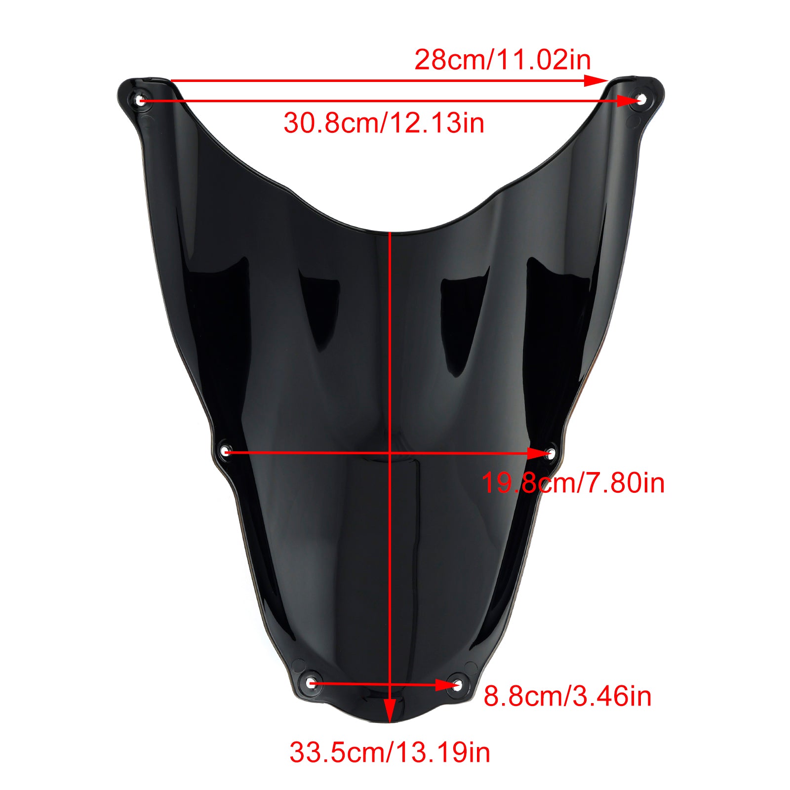 2006-2010 Yamaha RS125 ABS-moottoripyörän tuulilasi