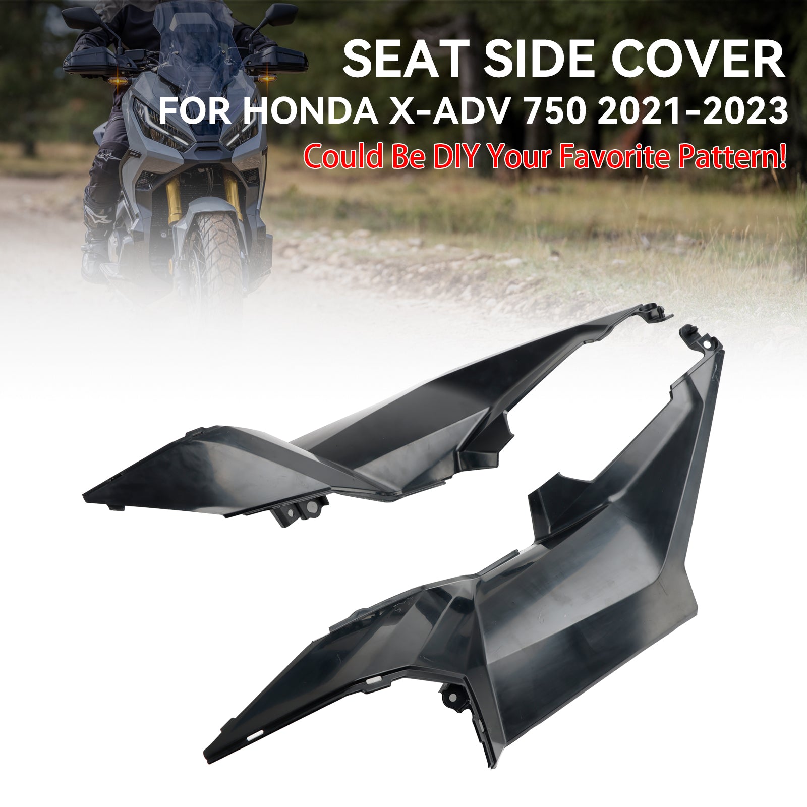 Creame per il corpo ABS modellato da iniezione non dipinta per Honda X-ADV 750 2021-2023