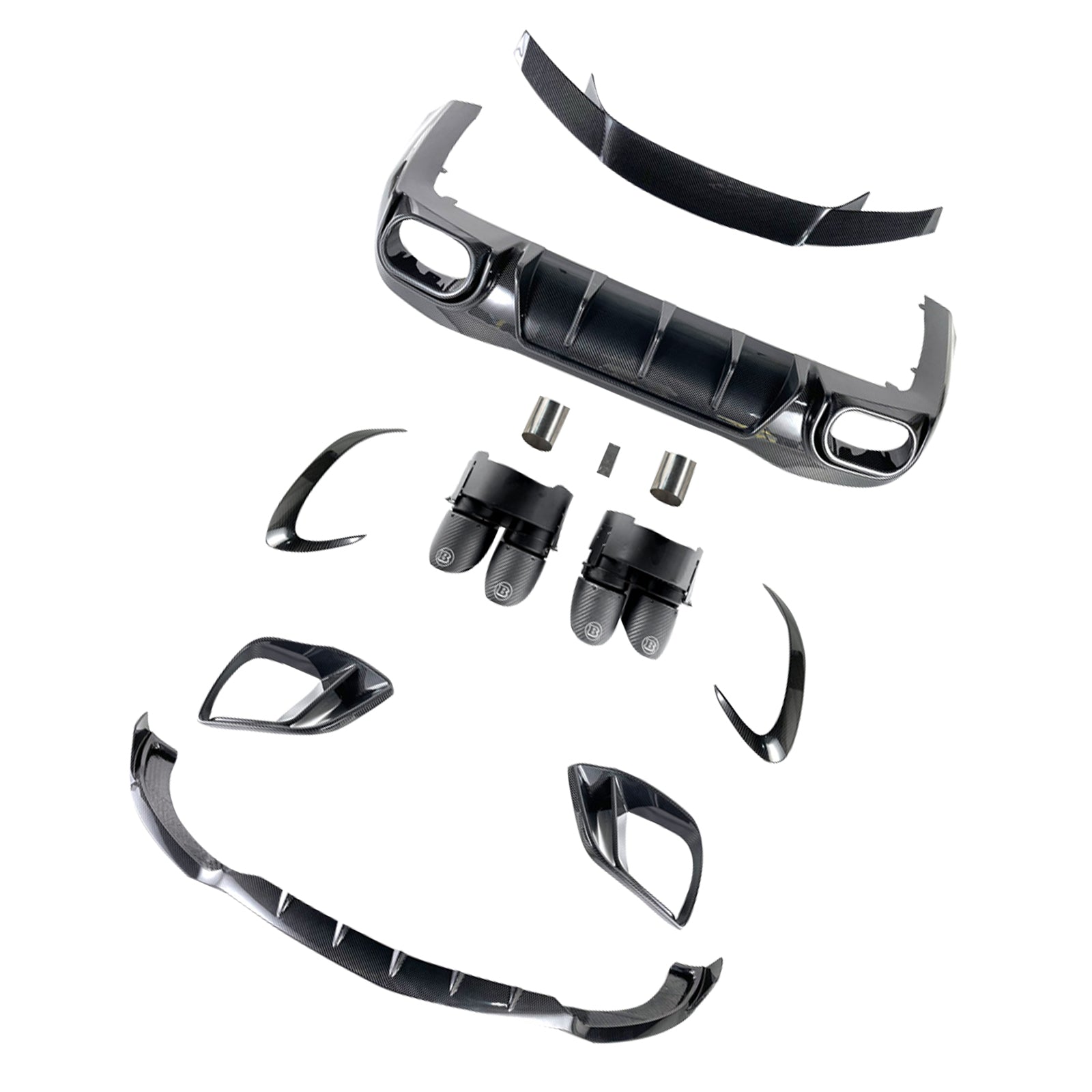 Kit carrosserie pare-chocs en fibre de carbone pour Mercedes-Benz AMG GT63 X290 4 portes (2021-2026)