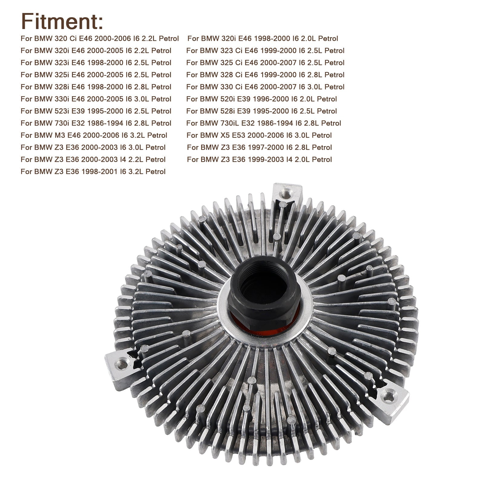 1986-1994 BMW 730IL E32 I6 2.8L Freve di raffreddamento del radiatore di carburante 11521719269 11521719046