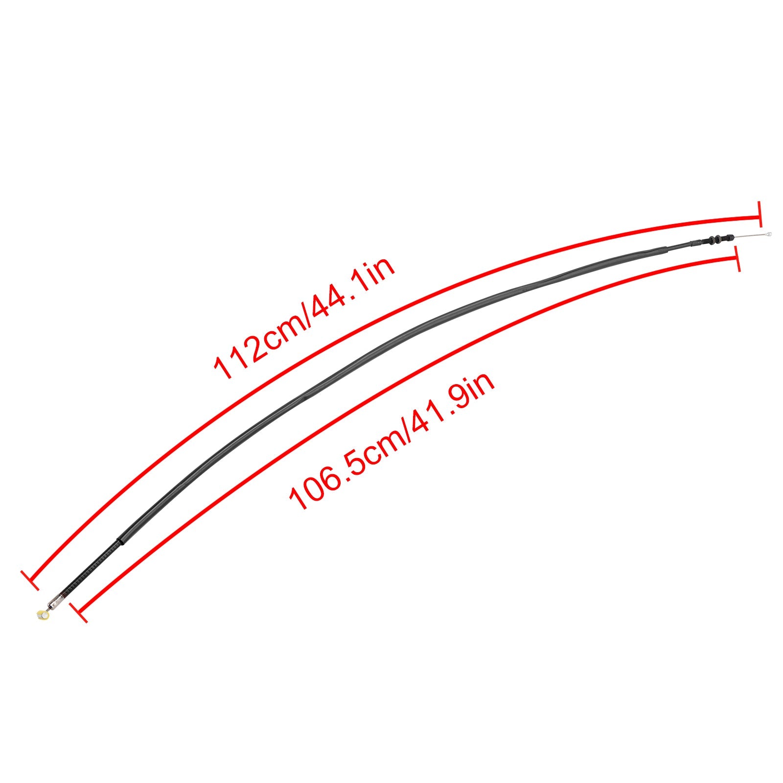 Črni rezervni kabel za motocikle Honda NC700/NC750 2012-2016
