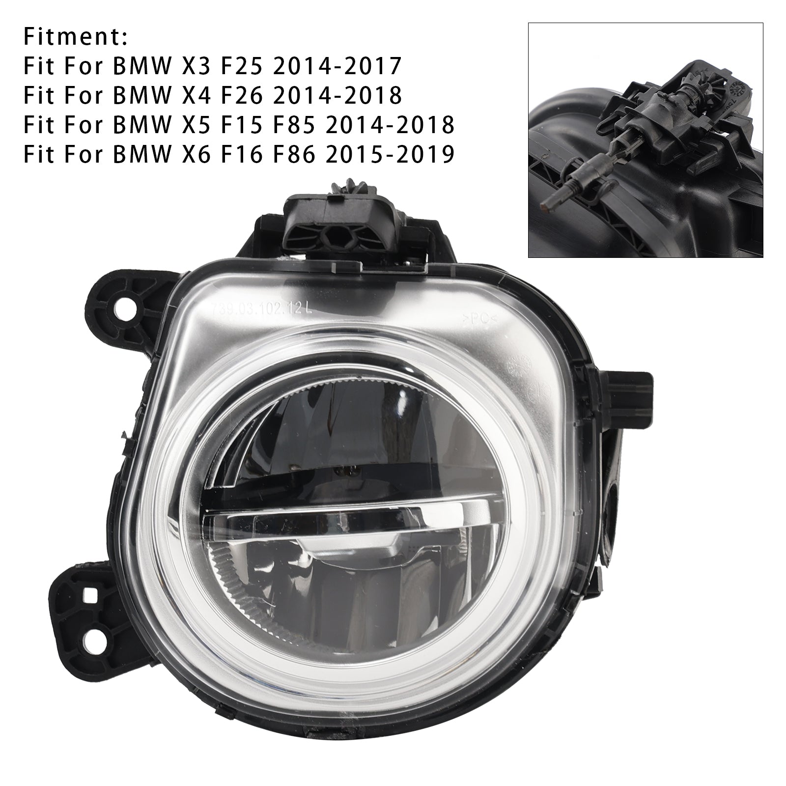 1 LED -vasemmalla puolella -law -tulipalo BMW X3 F25 X4 F26 X5 F15 X6 F16 63177317251