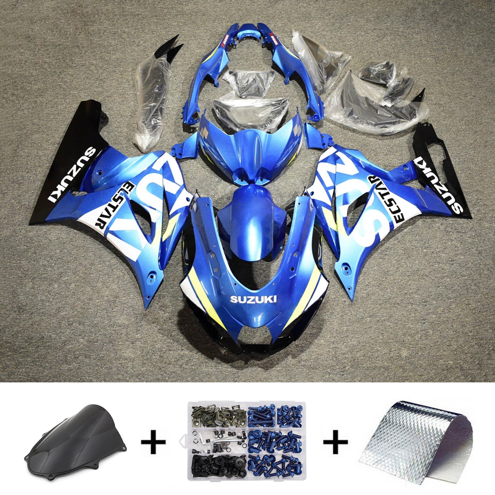 Kit de carénage injecté en plastique ABS pour Suzuki GSXR1000 2017-2025 K17