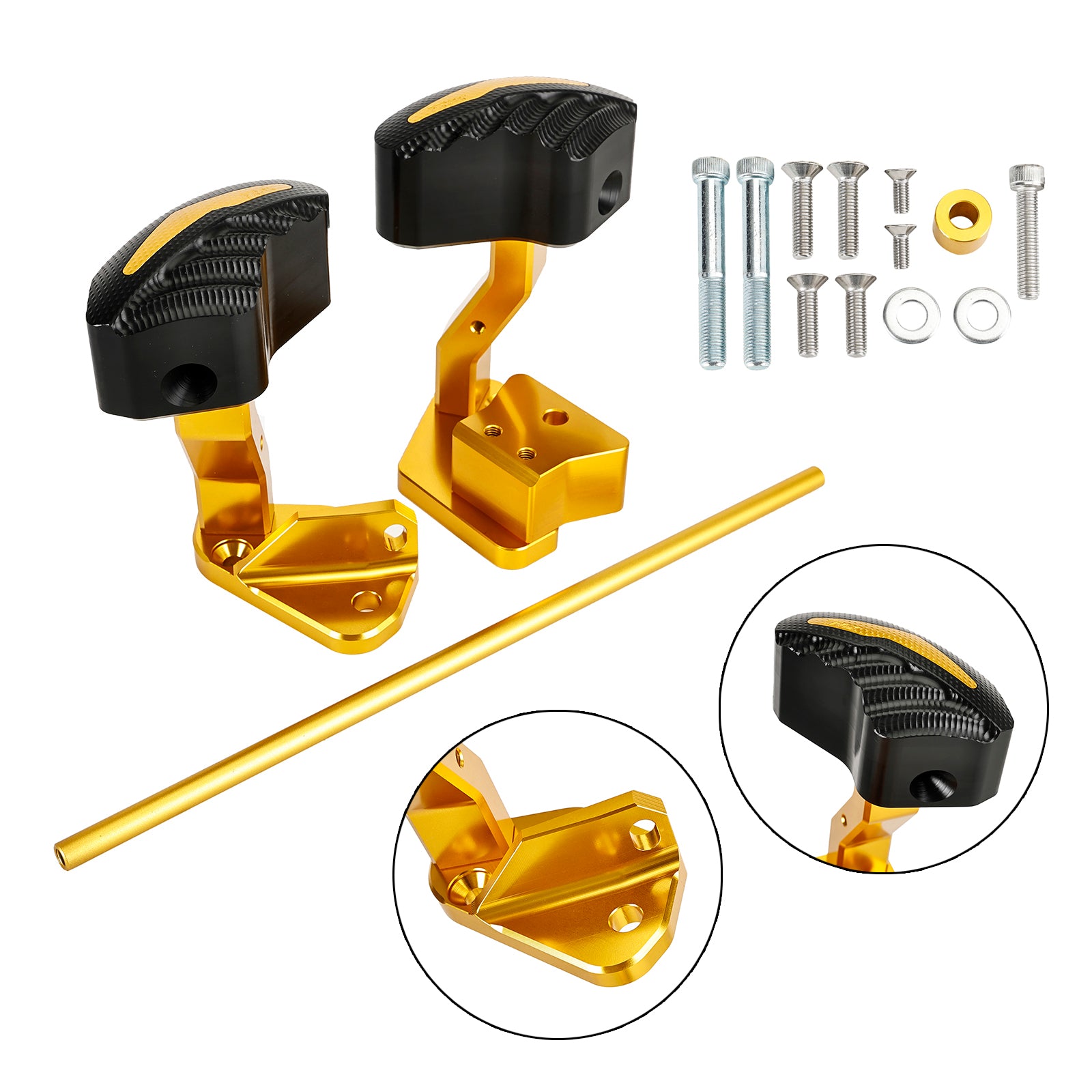 Cnc Protector Motore Statore Slider Oro Per Suzuki Gsxr1300 Hayabusa 2021-2023