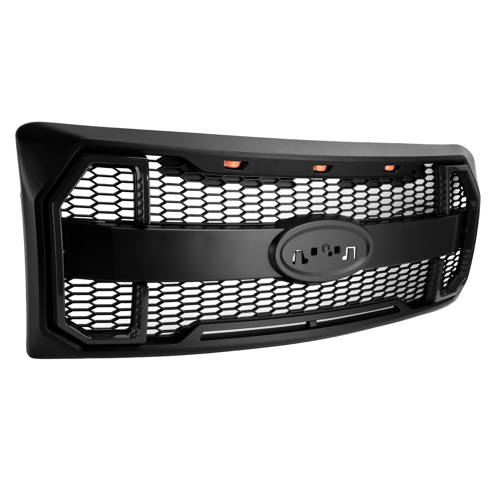 Grille de Bumper Front Style Raptor Mat Raptor con LED per Ford F150 2009-2014
