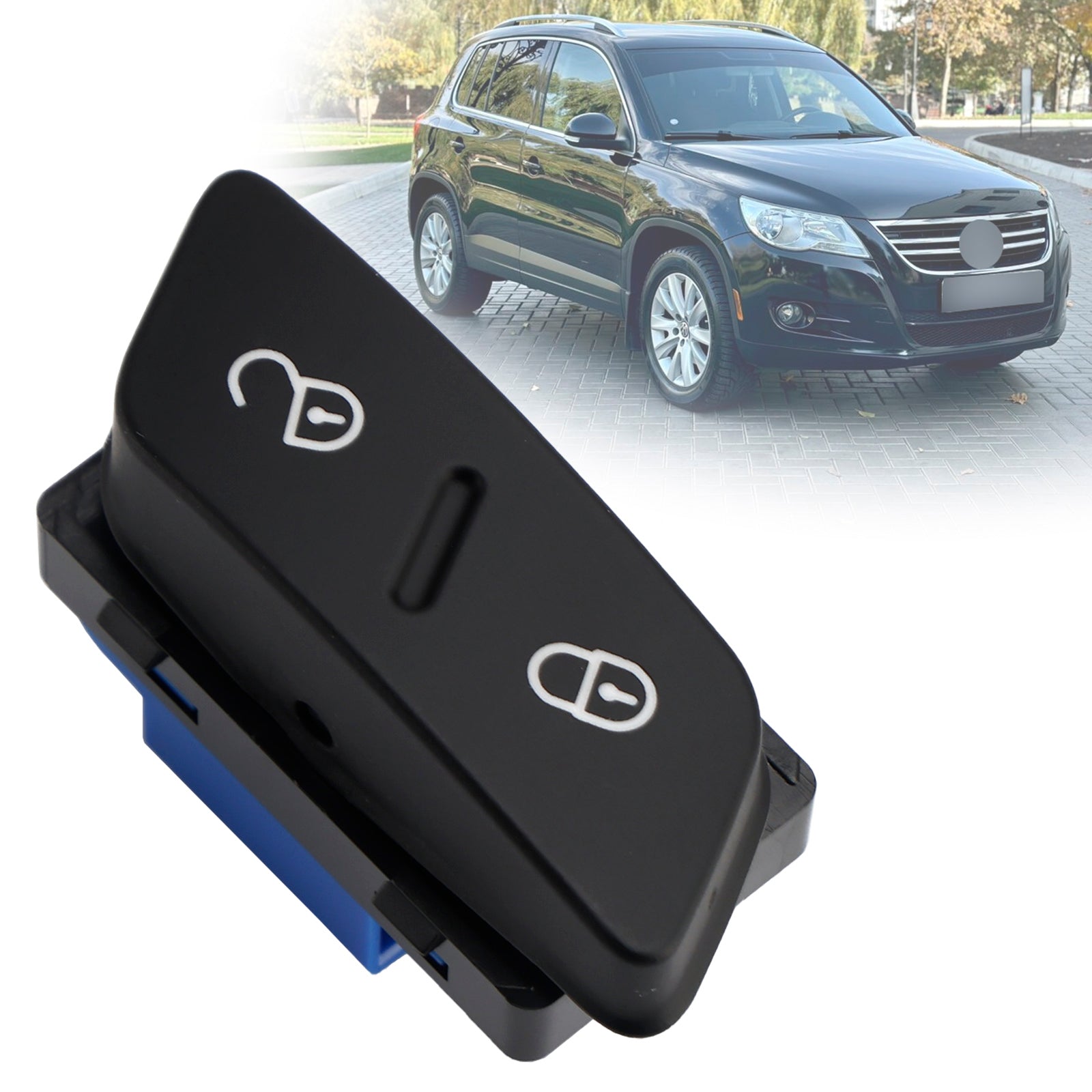 Bouton de déverrouillage du commutateur de verrouillage de porte 1K0962125B pour VW Jetta Golf GTI