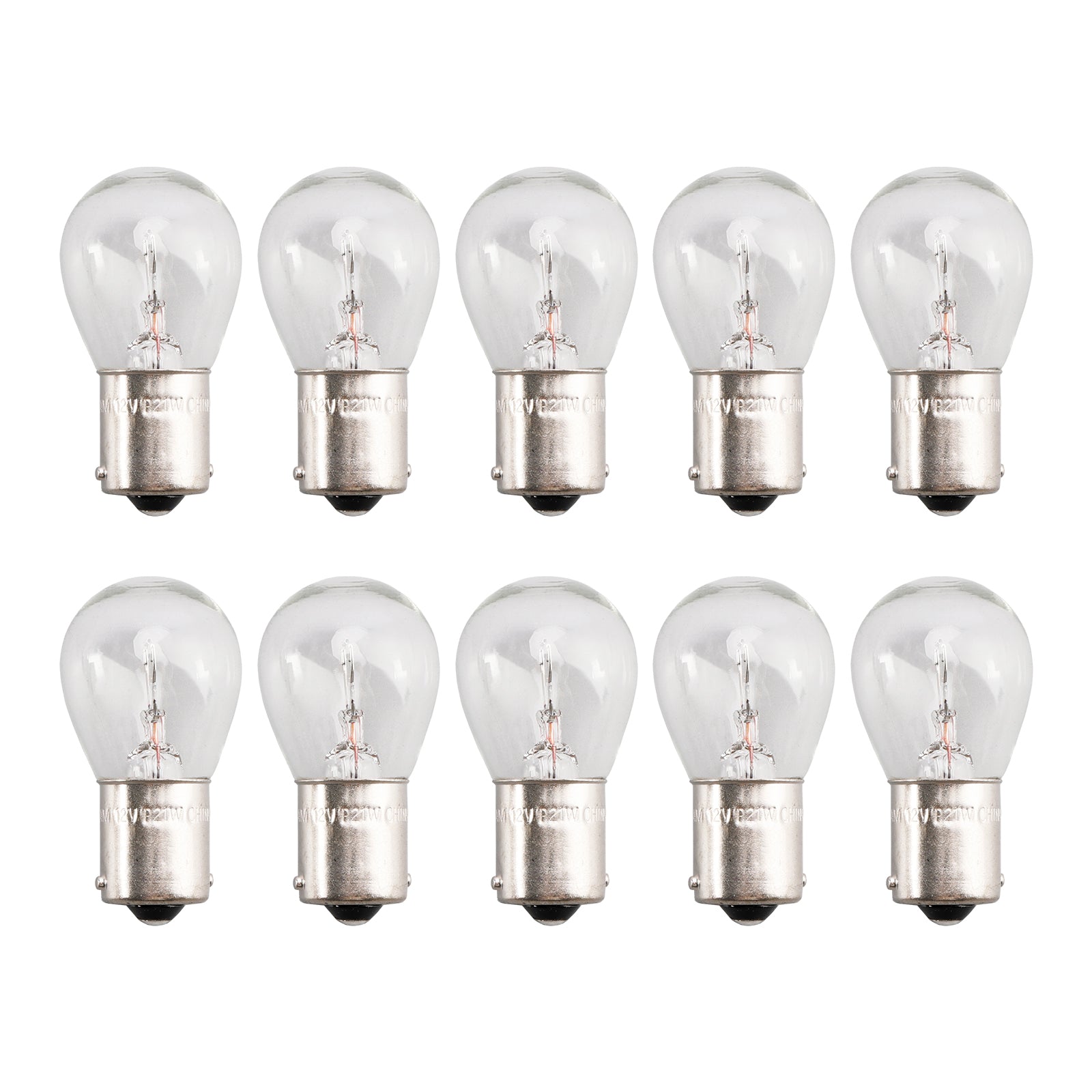Lotto di 10 lampadine tubolari per l'illuminazione per auto P21W BA15S 7506 12 V 21 W per Osram