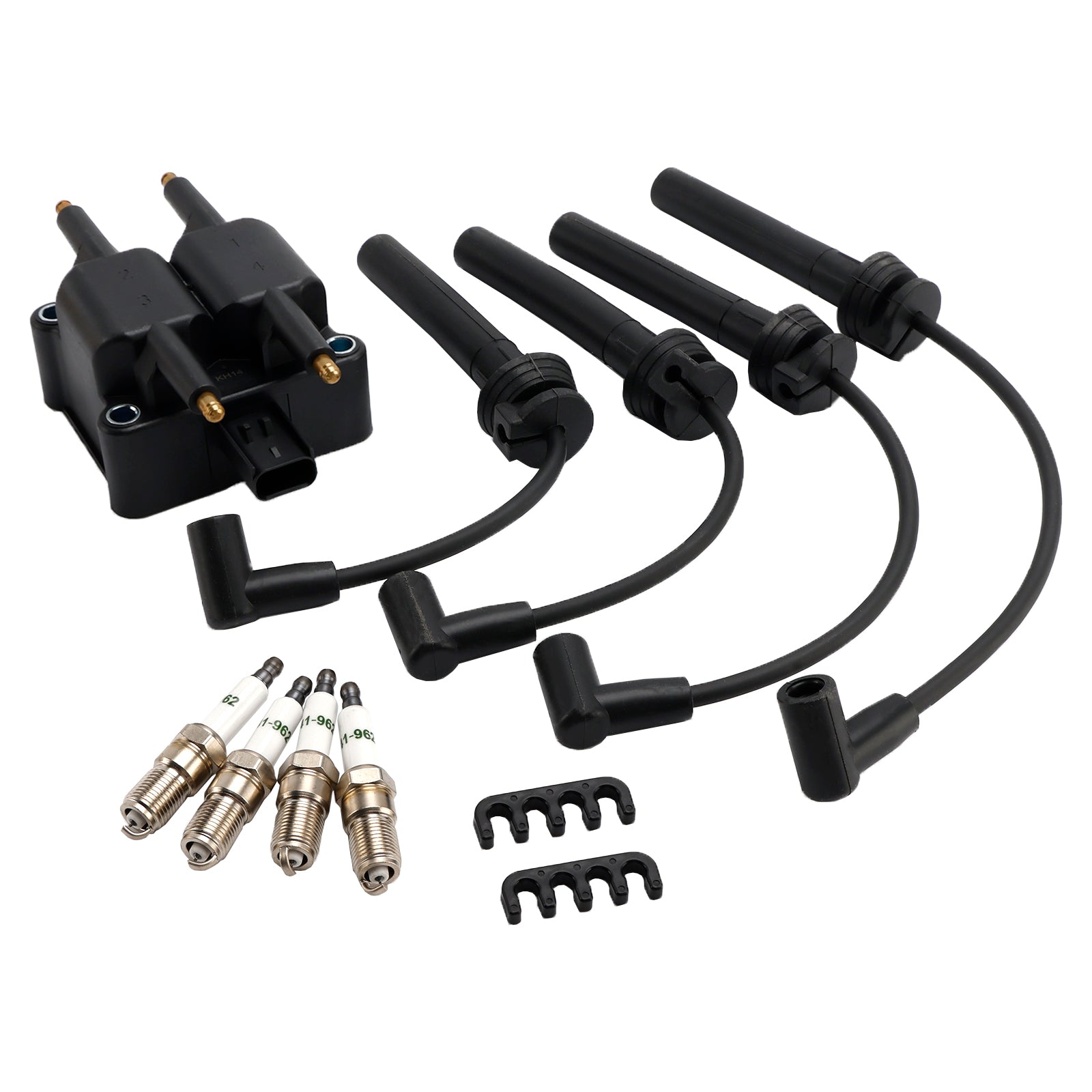 Bobine- en bougiekabelset voor Jeep Liberty 2002-2005 (UF189, UF403, UF410)