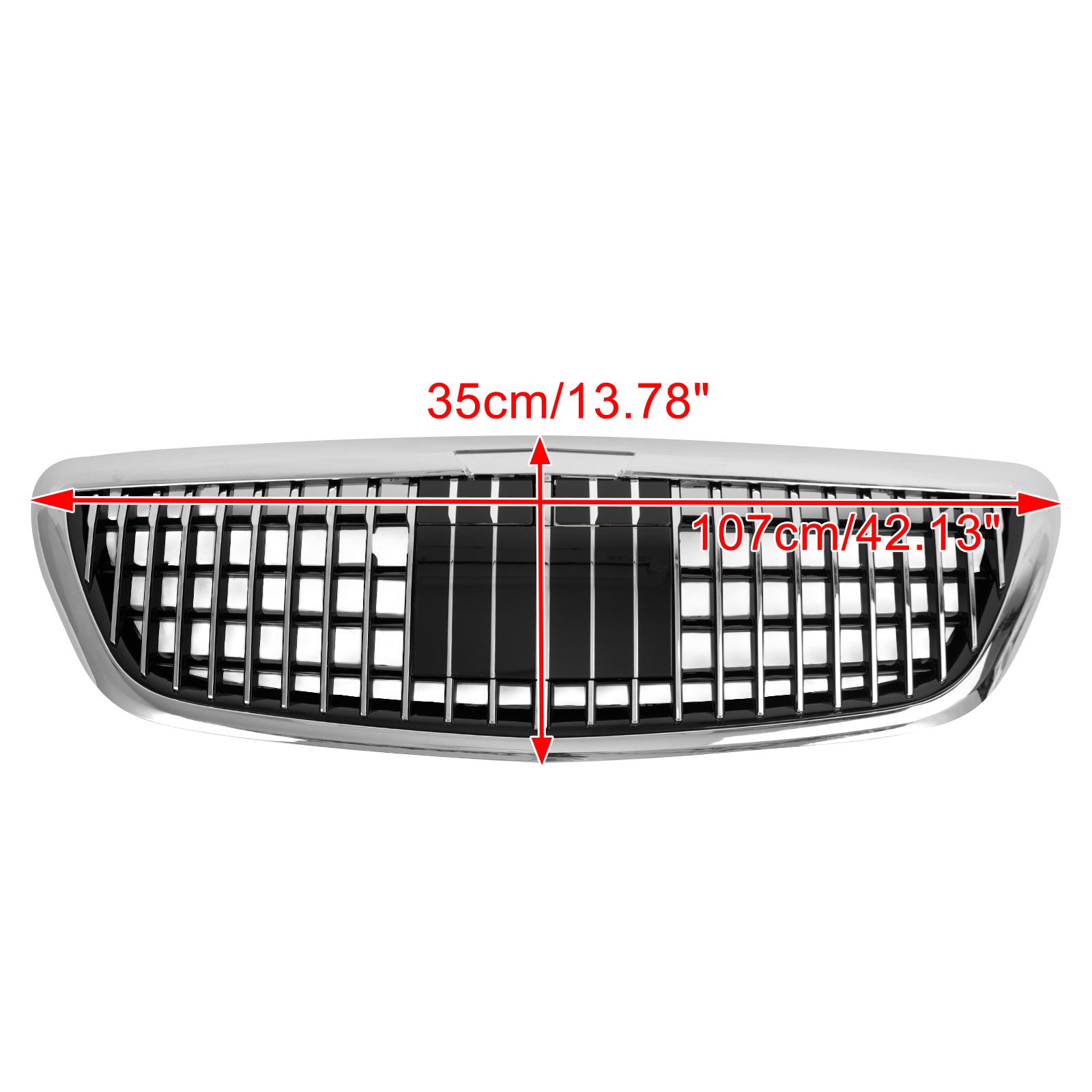 Grille Maybach pour Mercedes S W222 - S400/S450/S500/S550/S560/S580/S600/S650/S680 - ABS Chrome/Noir - ACC
