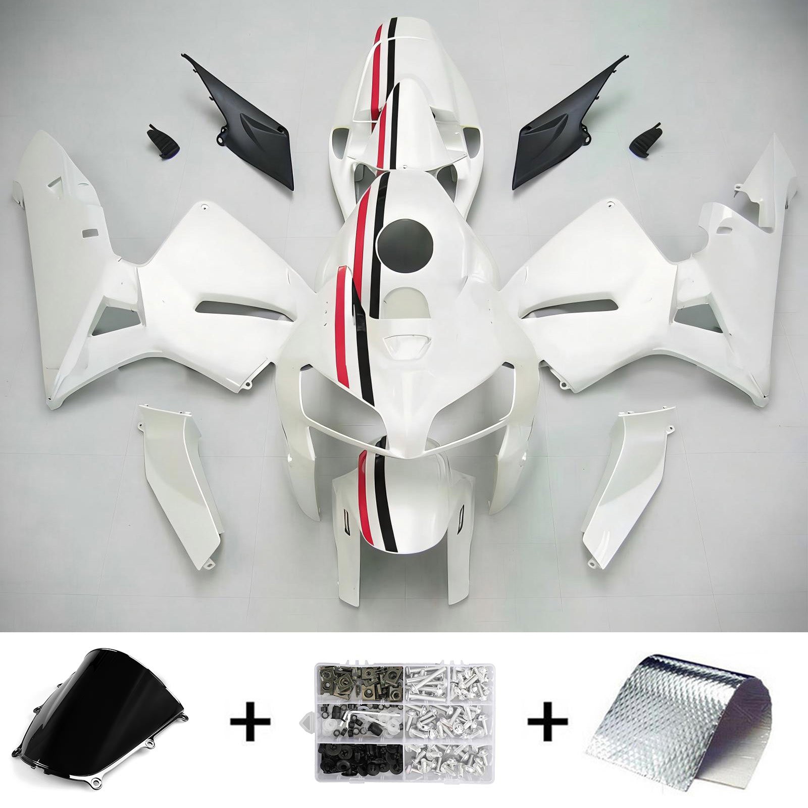 Kit de carénage par injection, carrosserie en plastique ABS pour Honda CBR600RR 2005-2006 F5