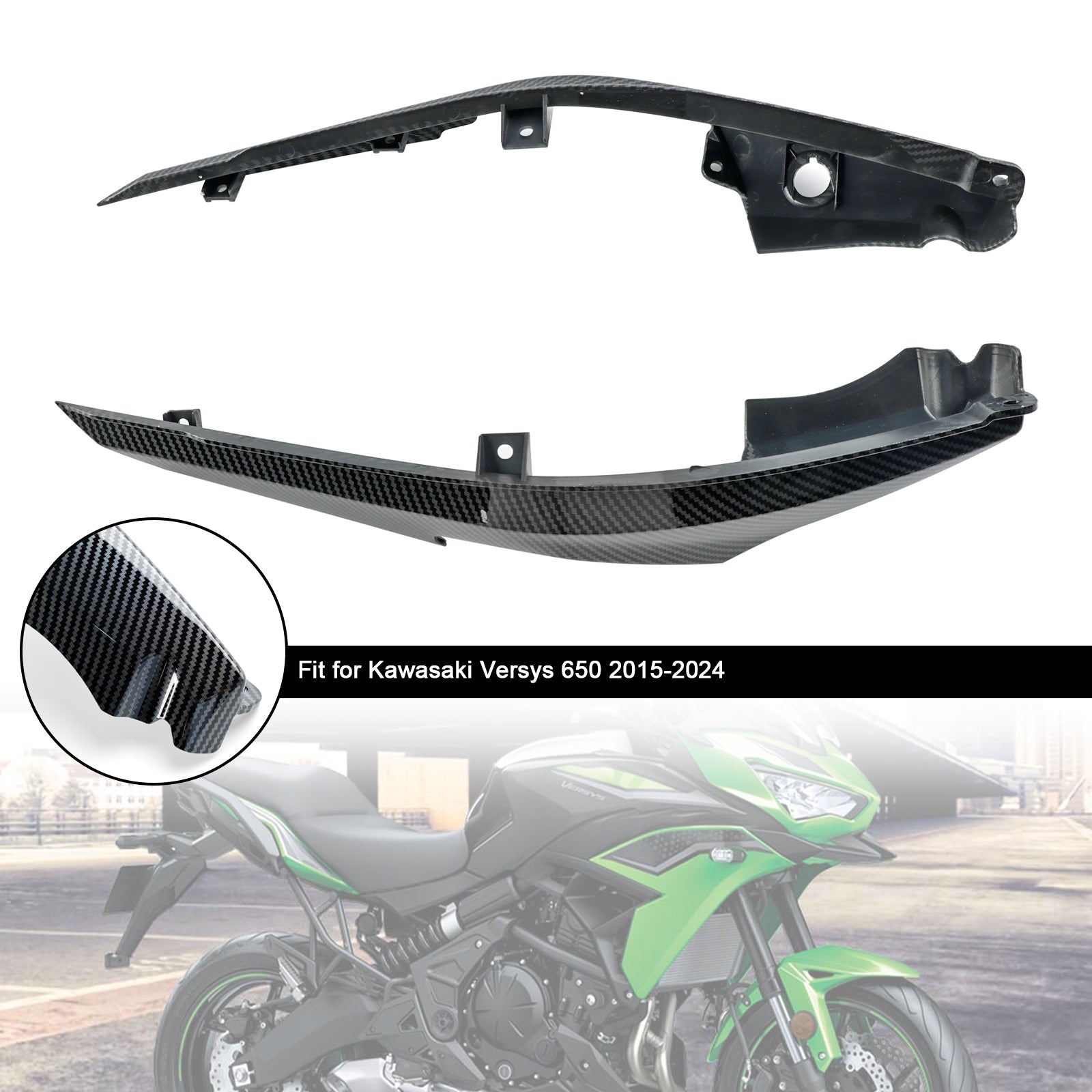 Coprisella posteriore per carenatura laterale per Kawasaki KLE650 Versys 650 2015-2024