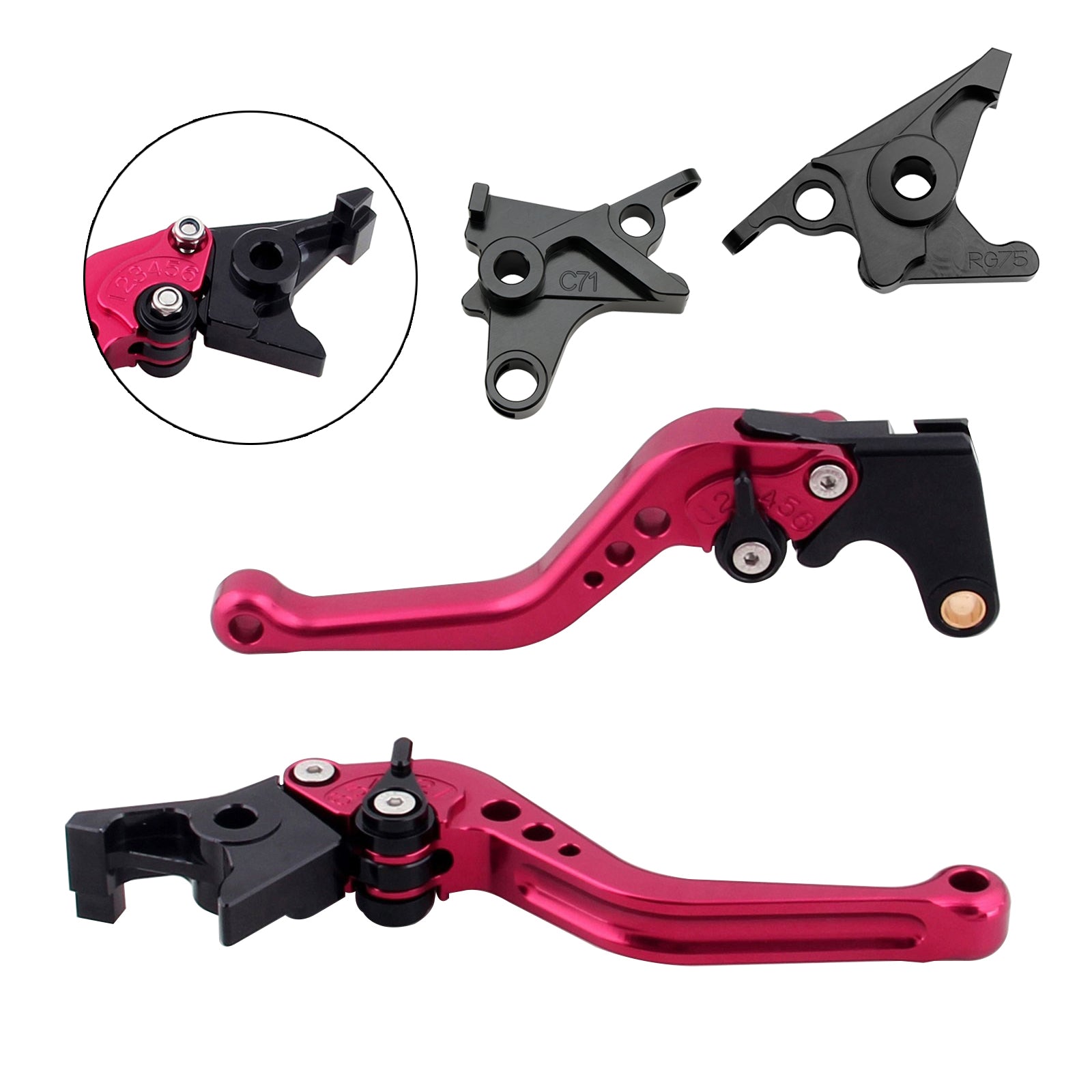 Levier de frein et d'embrayage court pour BMW R NINE T / PURE / RACER 2017-2023