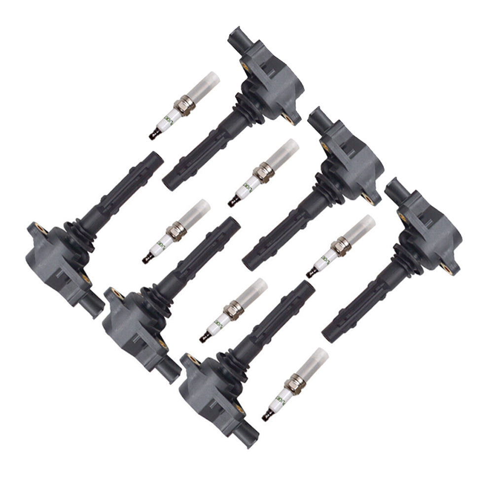 6x cewki zapłonowe + świece zapłonowe UF535 dla Mercedes-Benz C230 C300 ML350 R350