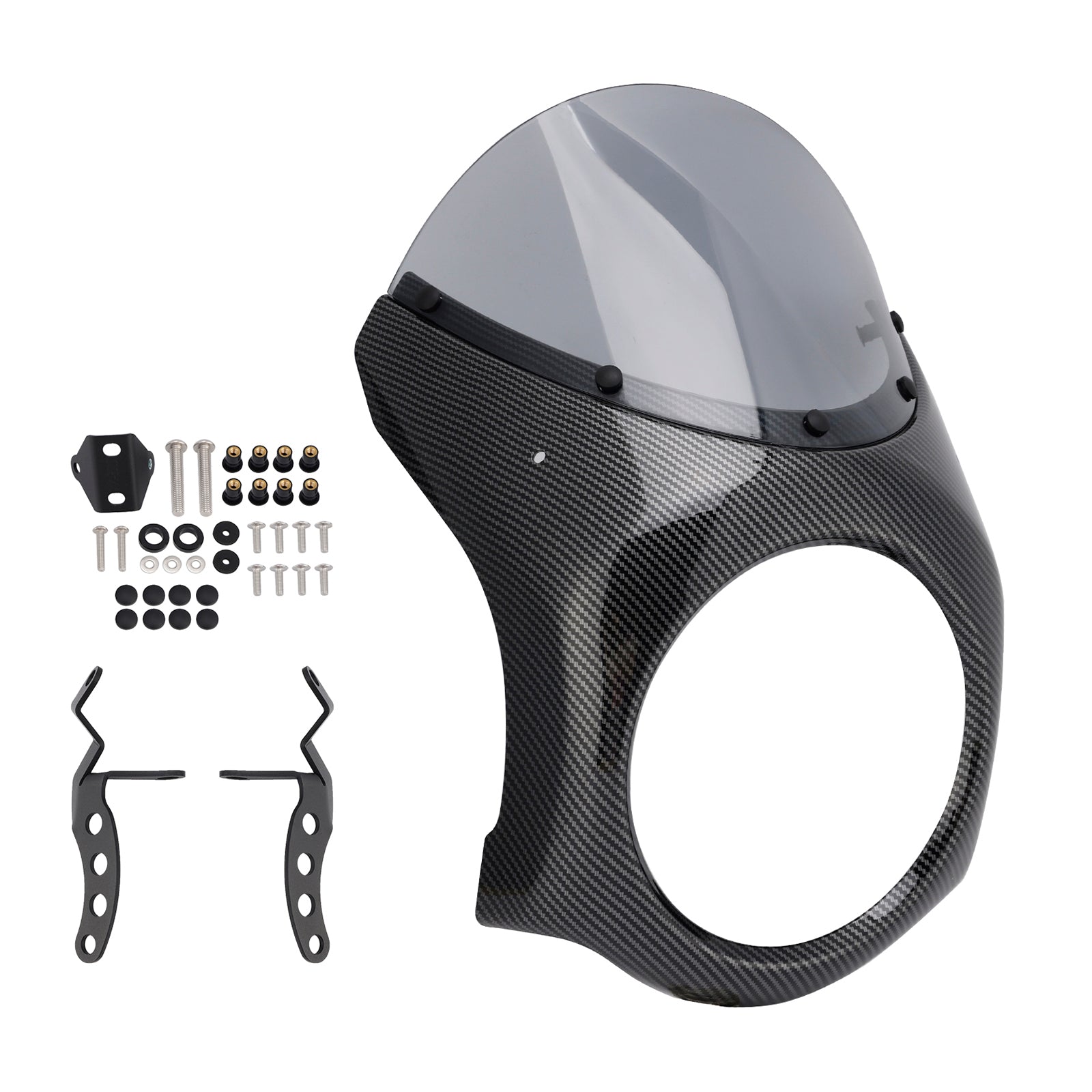 Fiera del parabrezza del faro per eliminatori Kawasaki 500 2024-2025