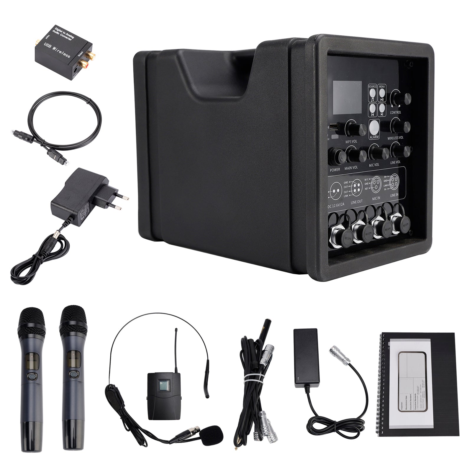 CX-10 Mégaphone prenosnik sistema brezžičnih prenosnih zvočnih zvočnikov FM Bluetooth zvočnik