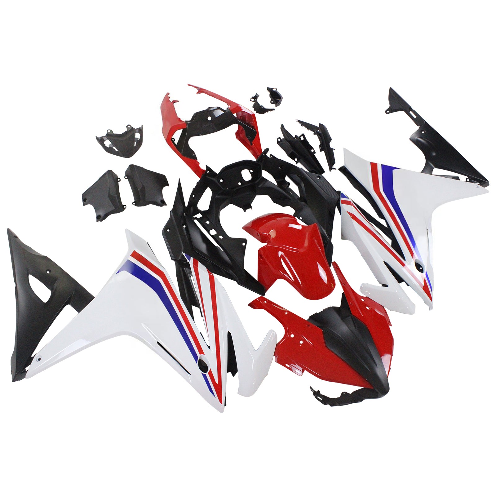 Injection carénage Kit carrosserie plastique ABS pour Honda CBR500R 2016-2018