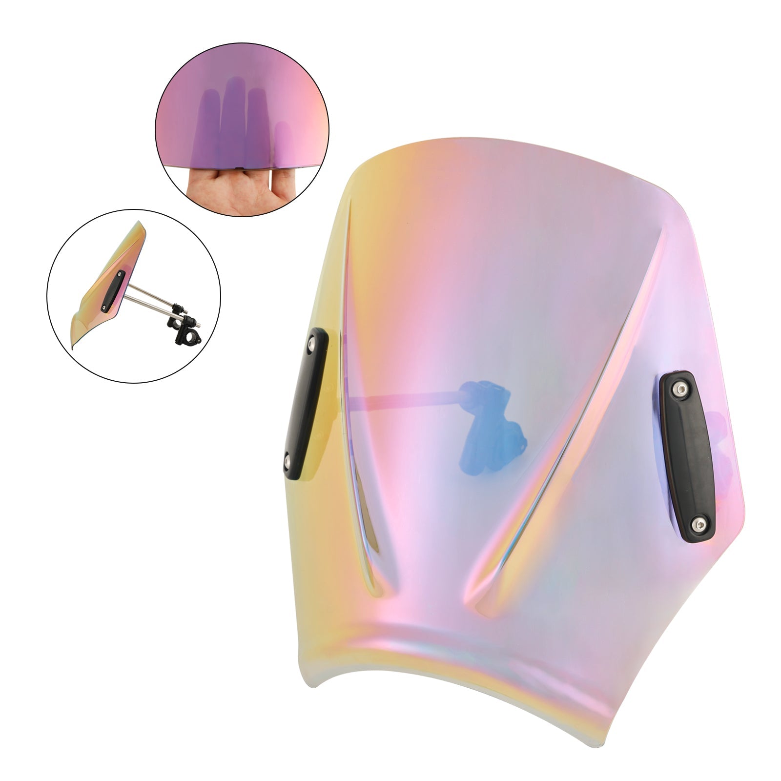 Moto con manubrio 22 mm/7/8 "Vidone del parabrezza universale