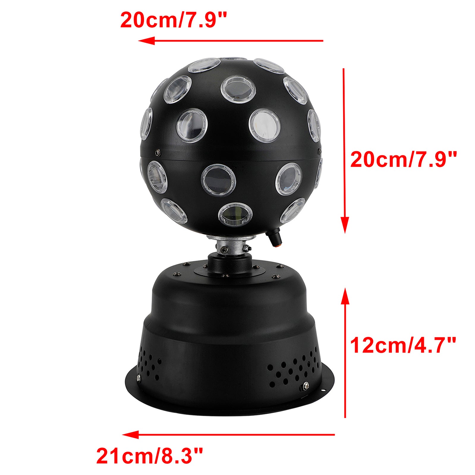 Party Lumière Stroboscopique LED Ball Son Ampoule Activée Danse Lumière Scène