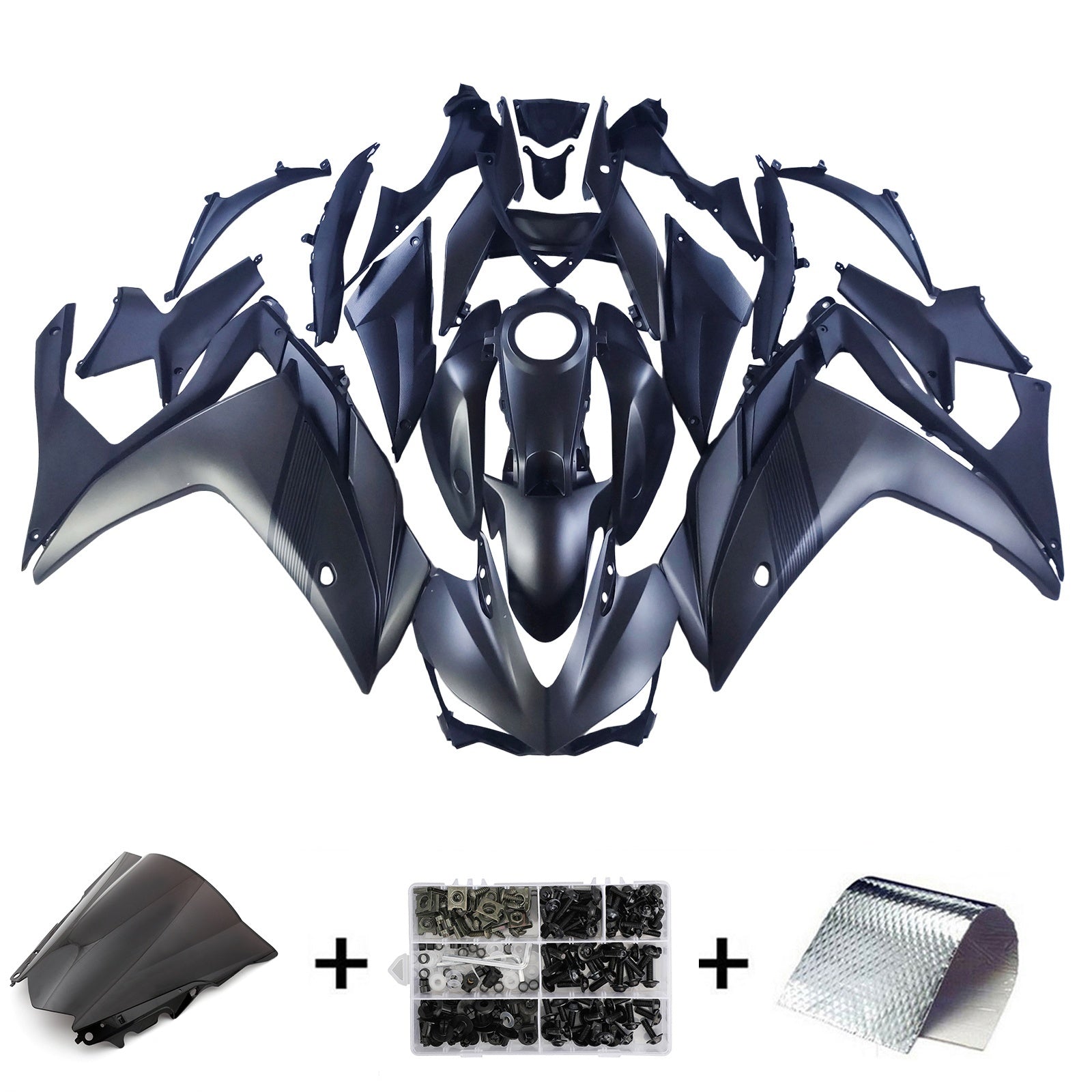 Kit de carénage en plastique ABS injecté pour Yamaha YZF-R3 2014-2018 R25 2015-2017
