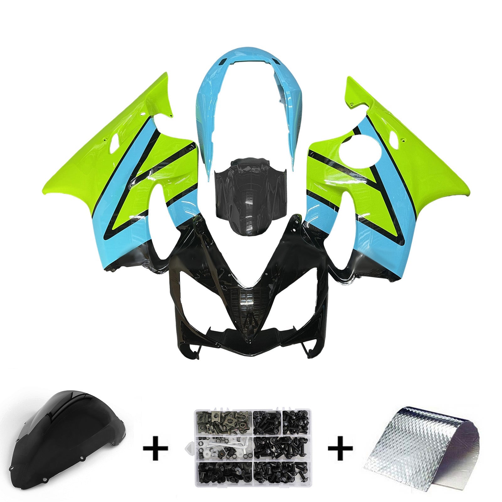 Kit van een tekort geïnjecteerd in ABS-plastic voor Honda CBR600 F4I 2004-2007