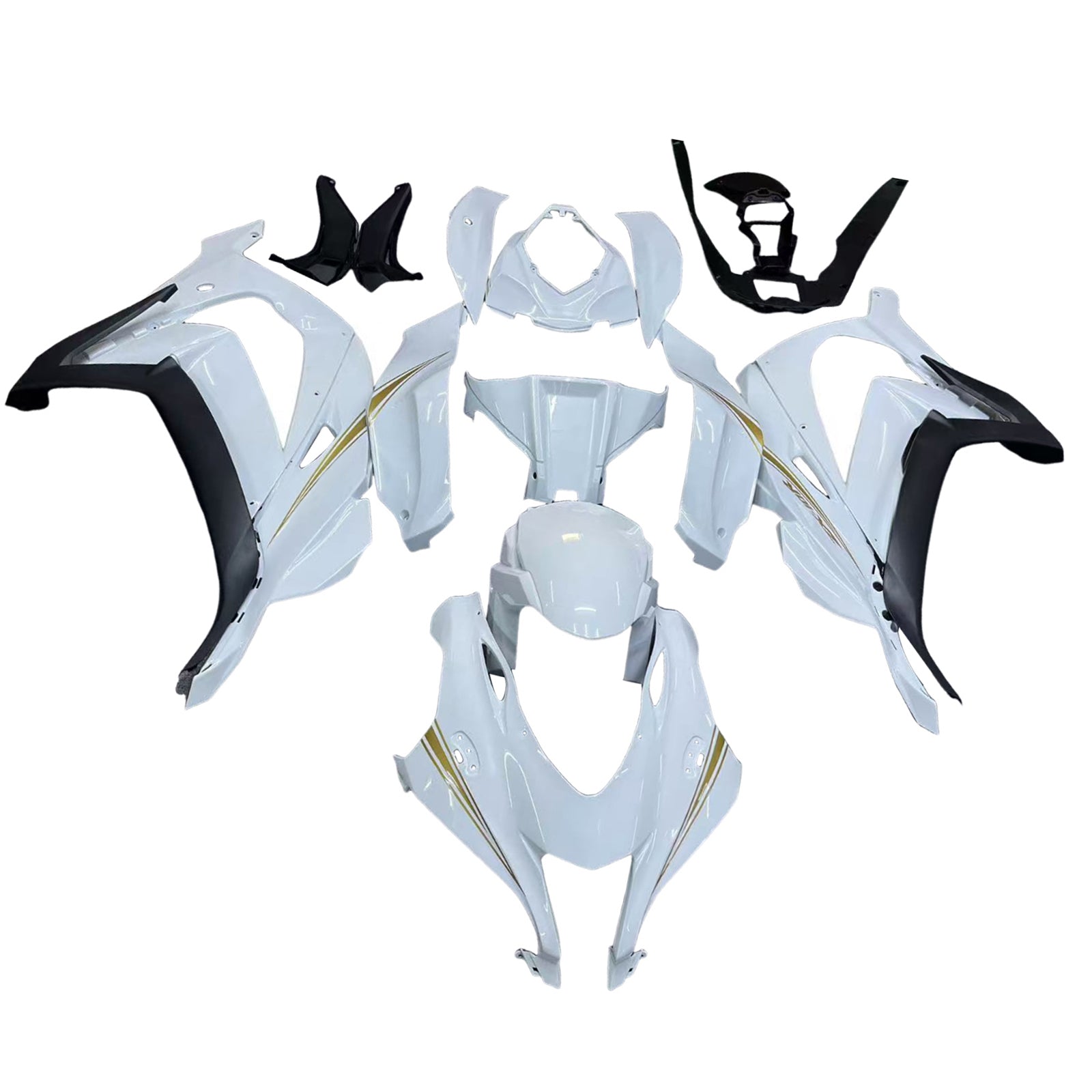 Kit de carénage injecté en plastique ABS pour Kawasaki ZX10R 2016-2020