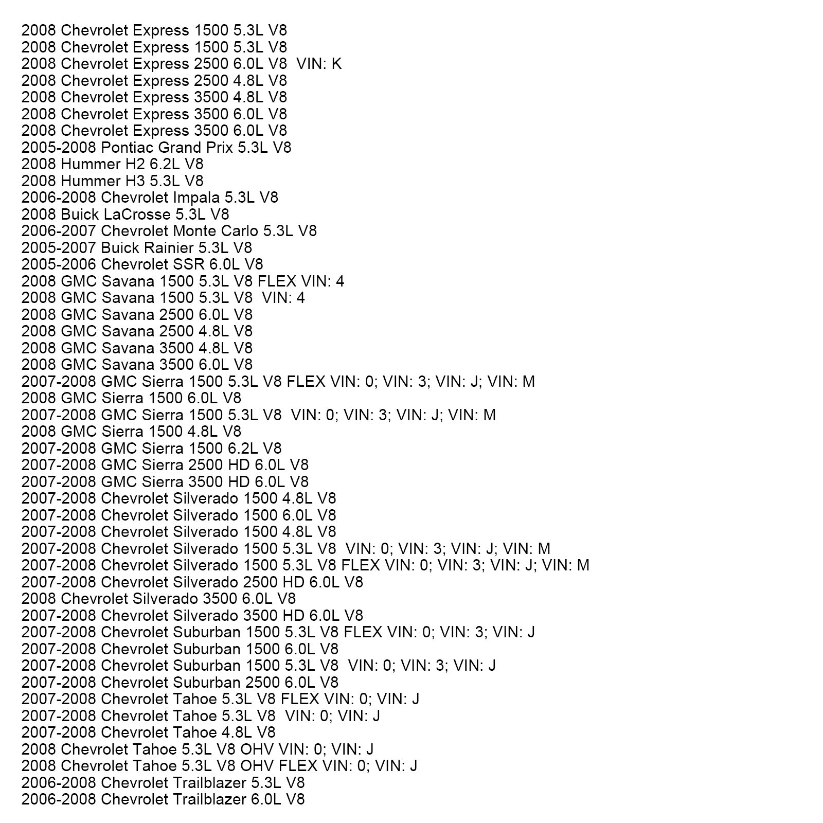 8X bougie d'allumage + fil 10.5mm Kit 19299585 pour Chevrolet GMC 4.8l 5.3l 6.0l v8