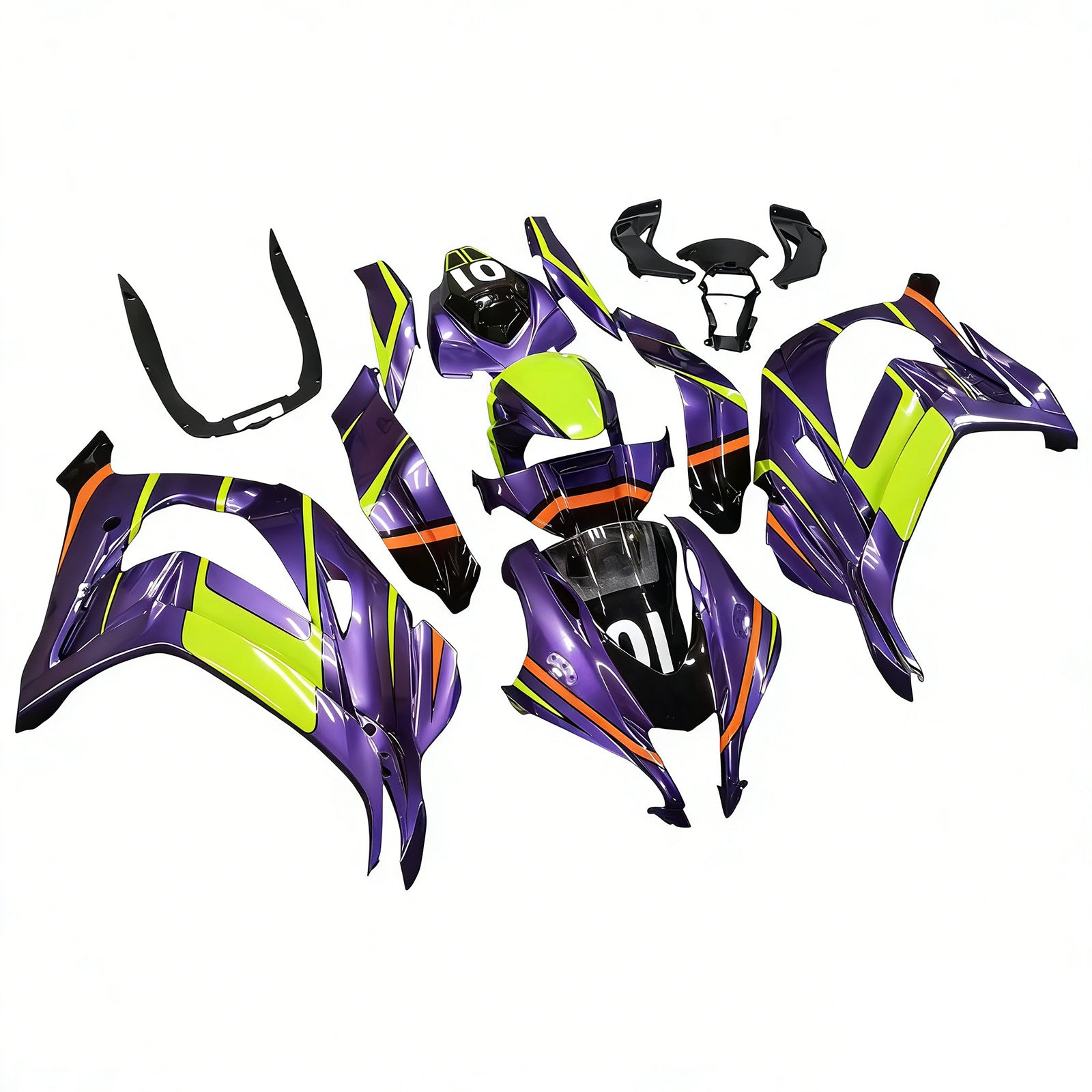 Kit de carénage injecté en plastique ABS pour Kawasaki ZX10R 2016-2020
