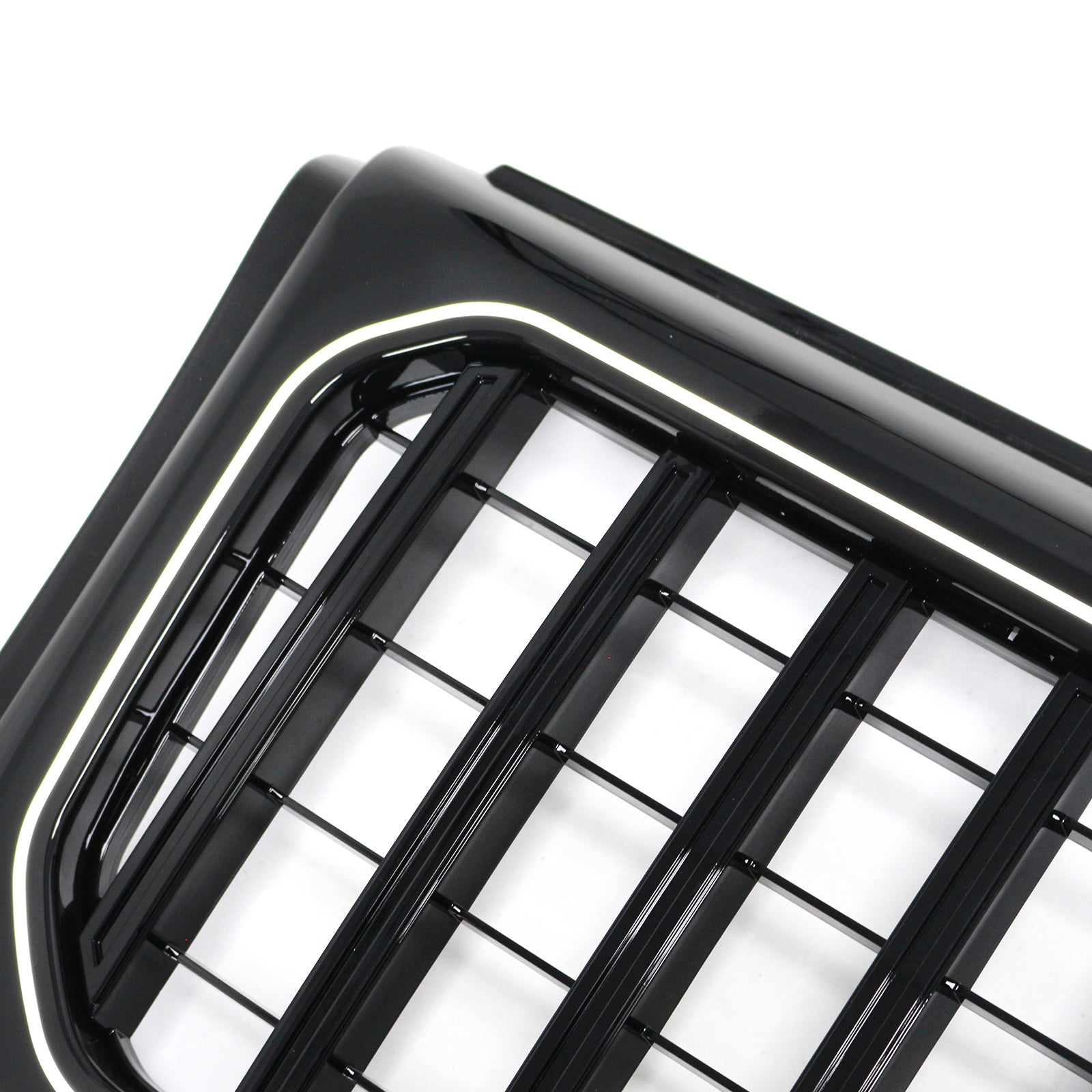 Błyszcząca czarna przednia osłona zderzaka z otworem na kamerę Mercedes Benz G-Class W463 1990-2018