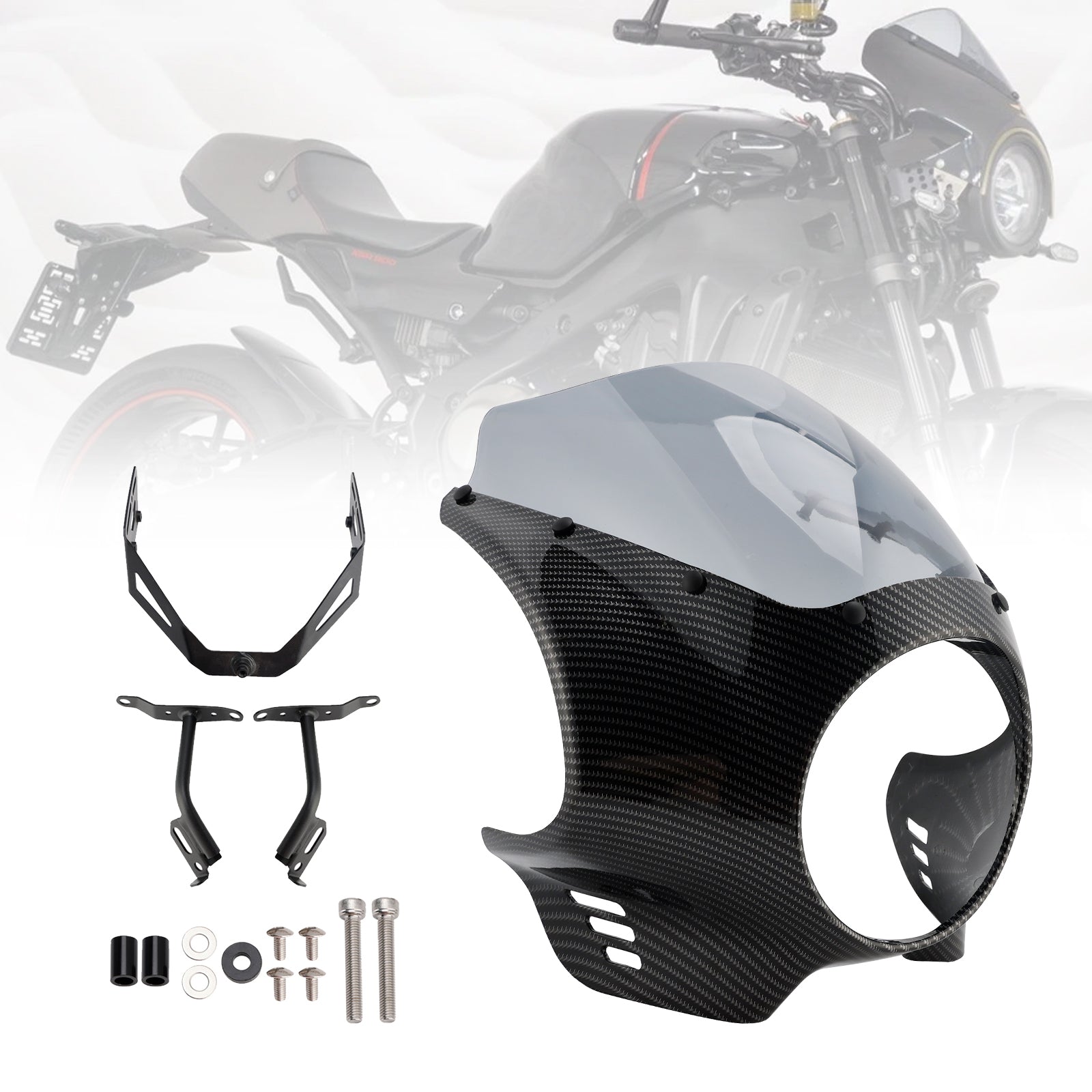 Parabrisas y carenado de faro para Yamaha XSR900 (2022-2025)