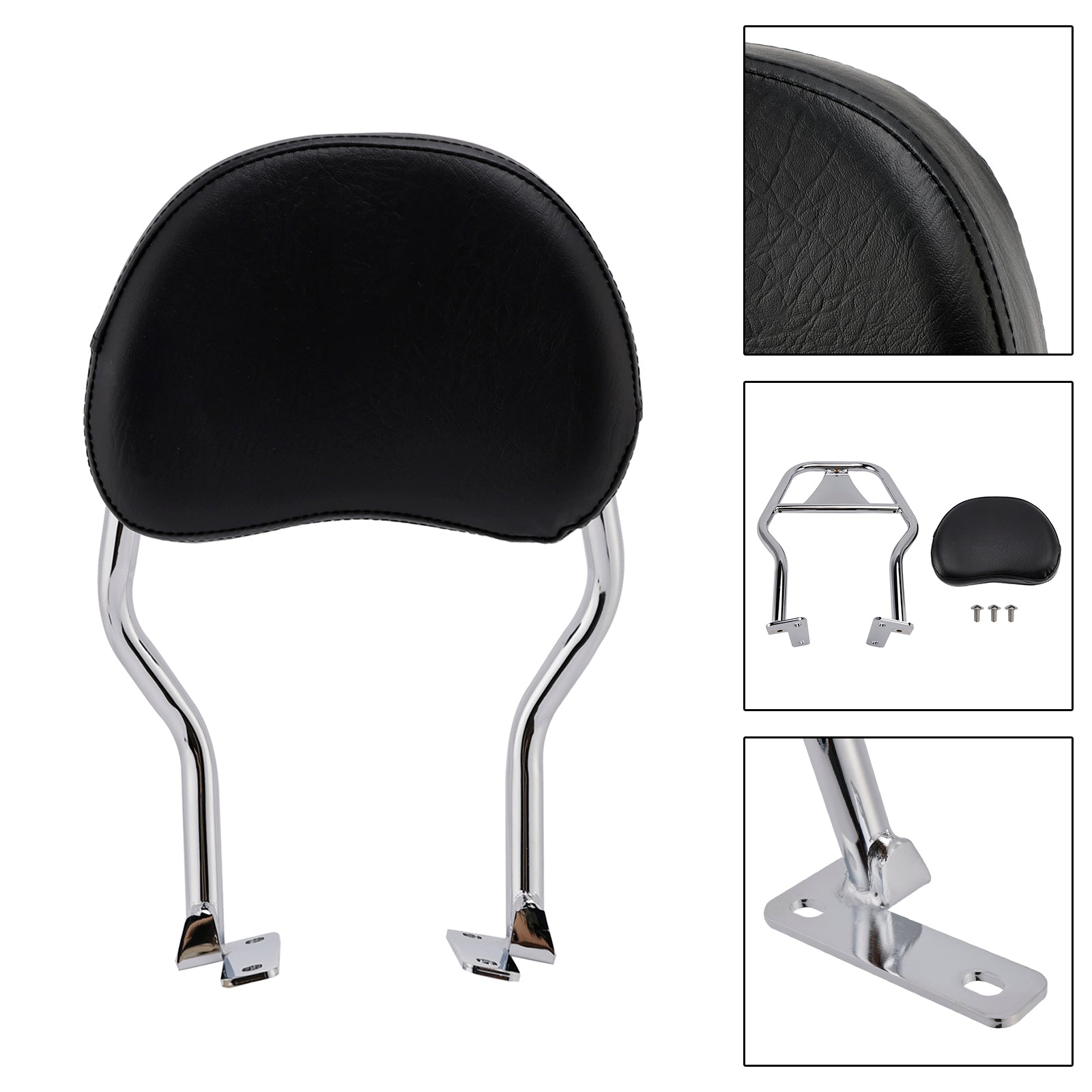 Dossier passager Sissy Bar pour side-car Royal Alloy GP250 (à partir de 2023)