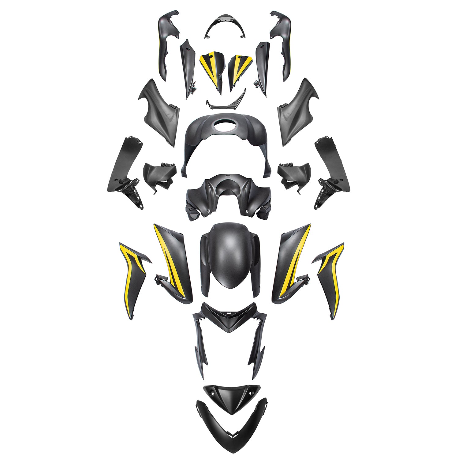 Plastični komplet za telo za telo, ki je injiciran za Suzuki GSX-S 1000 2015-2020 13#