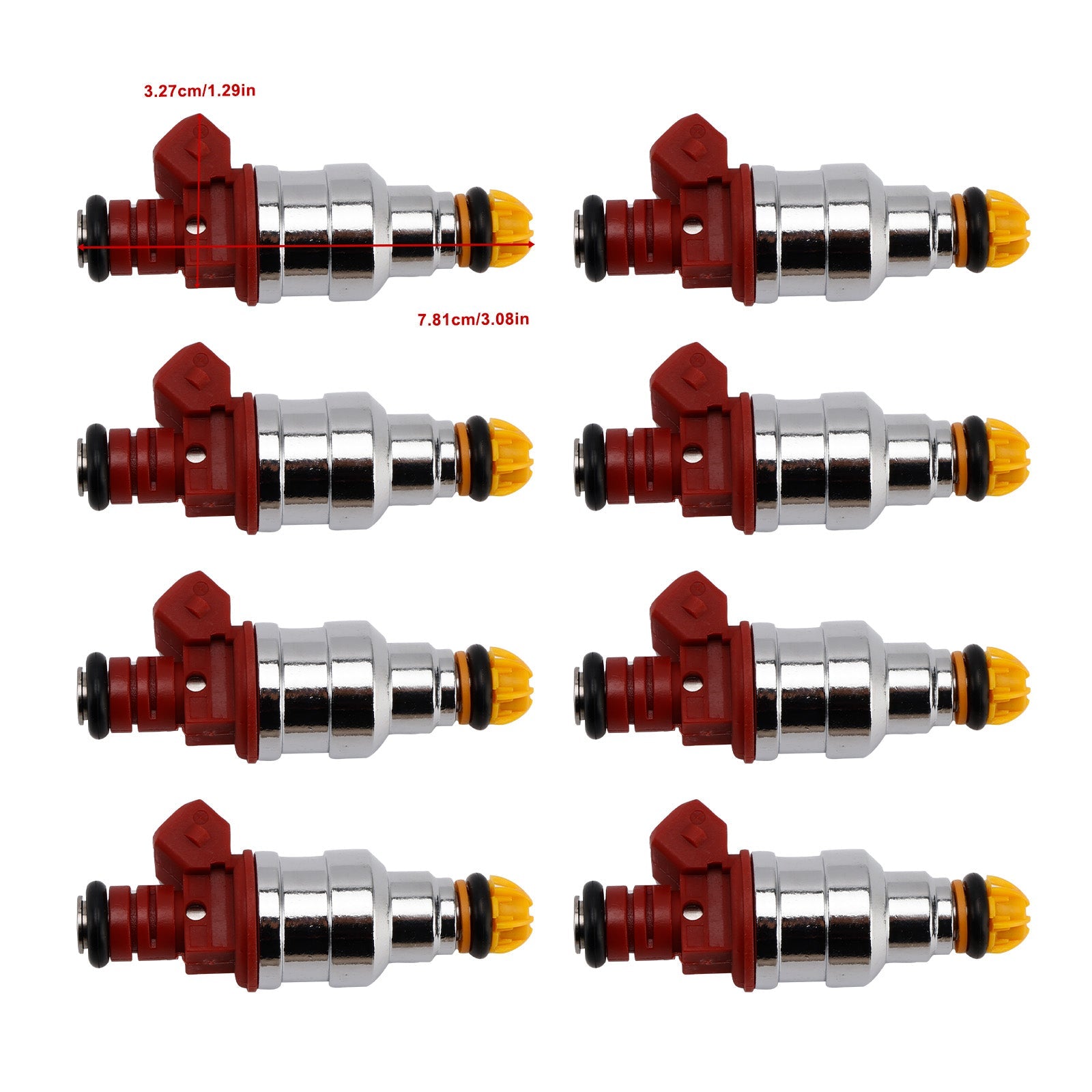 1996-1998 BMW 740il 840ci 4.4L V8 0280150778 8 Brandstofinjectoren
