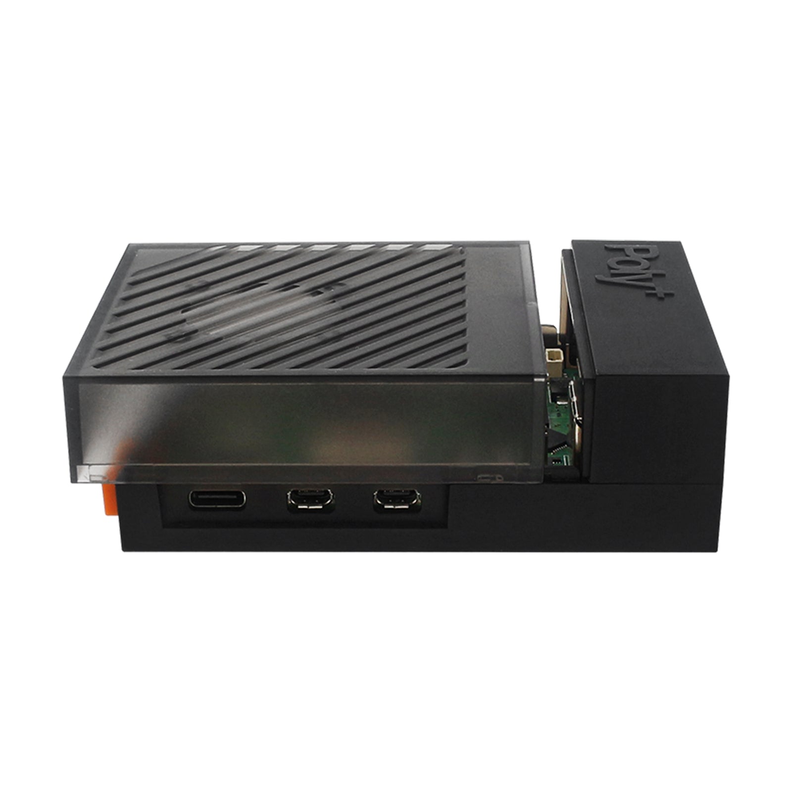 Raspberry Pi 5 Poly5+ Argon Poly 5+ -kotelo, joka on yhteensopiva PWM ABS -jäähdytystuulettimen kanssa