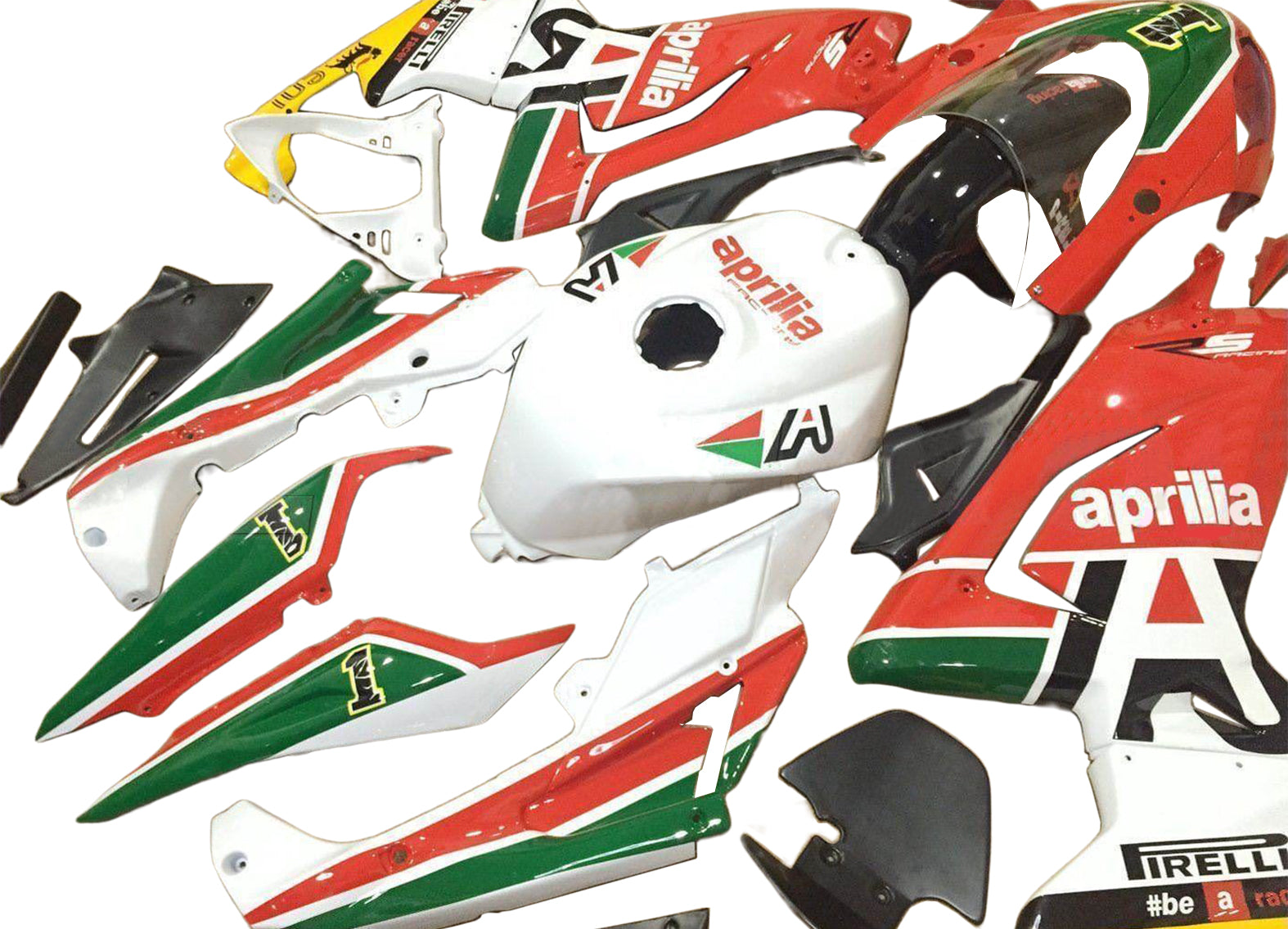 Injection Fairing Kit Bodywork Plastic ABS fit For Aprilia RS125 2006-2011