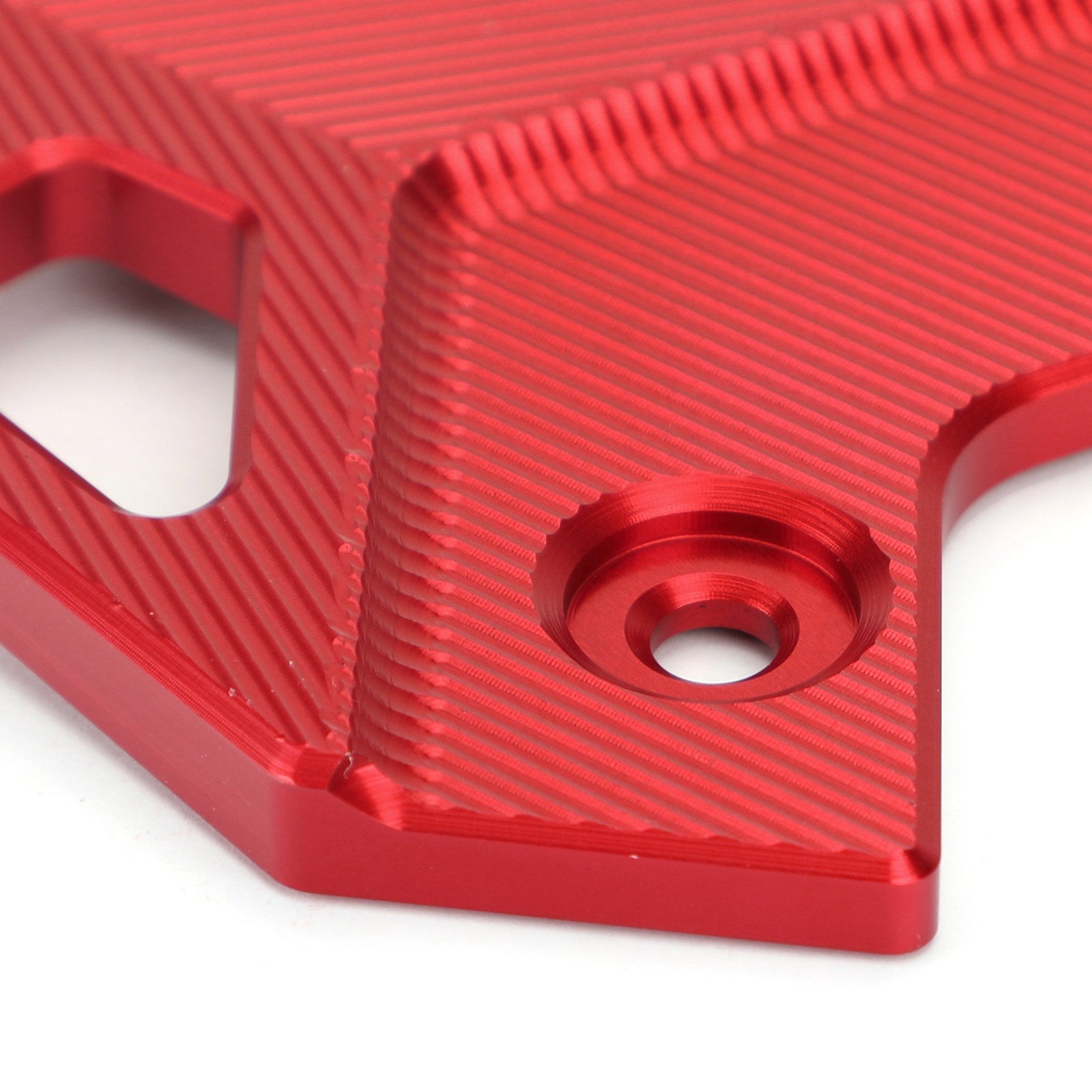 Pour les repose-pieds talons et plaques rouges pour moto Kawasaki Z900 2017 2018 2019 2020 2021 2022