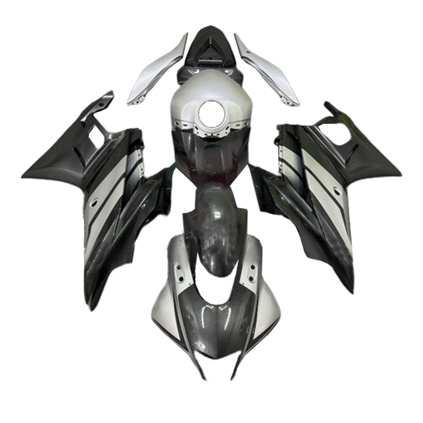 Kit de carénage injecté en plastique ABS compatible avec Yamaha YZF-R3 R25 2019-2021