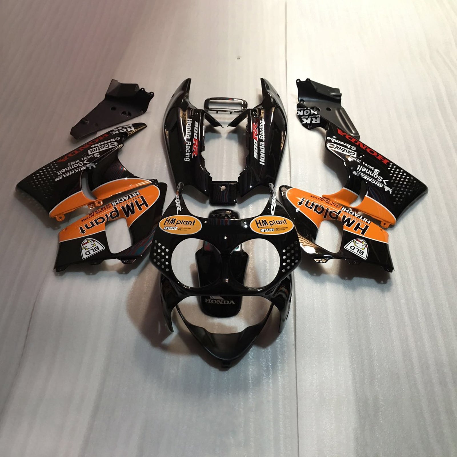 1992-1993 Honda CBR900RR 893 Zestaw owiewek wtryskowych z tworzywa sztucznego Abs