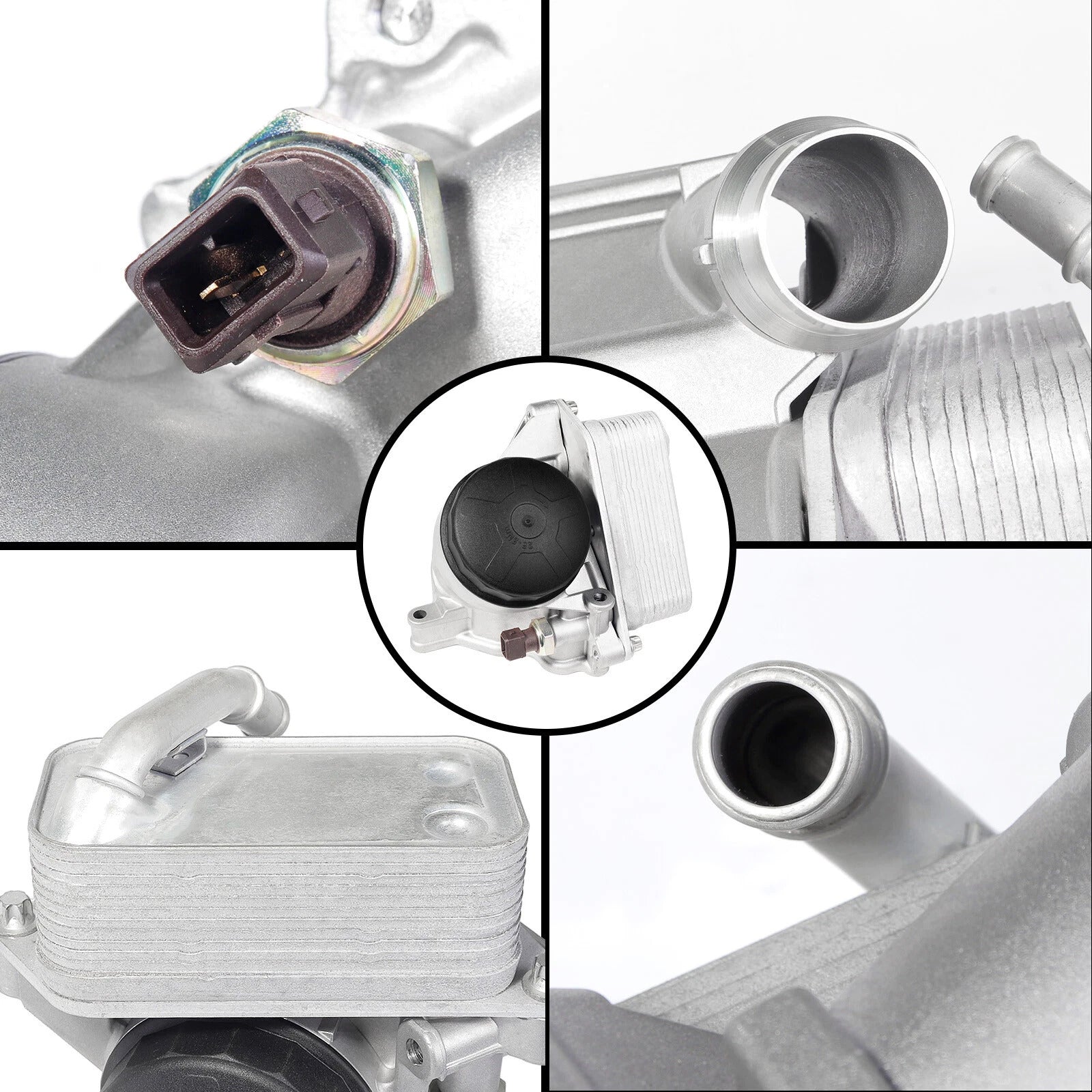 Oliefilter en koeler montage&Motorolie voor BMW 328i M Sport Sedan 4-deurs 2013-2015 11428637812