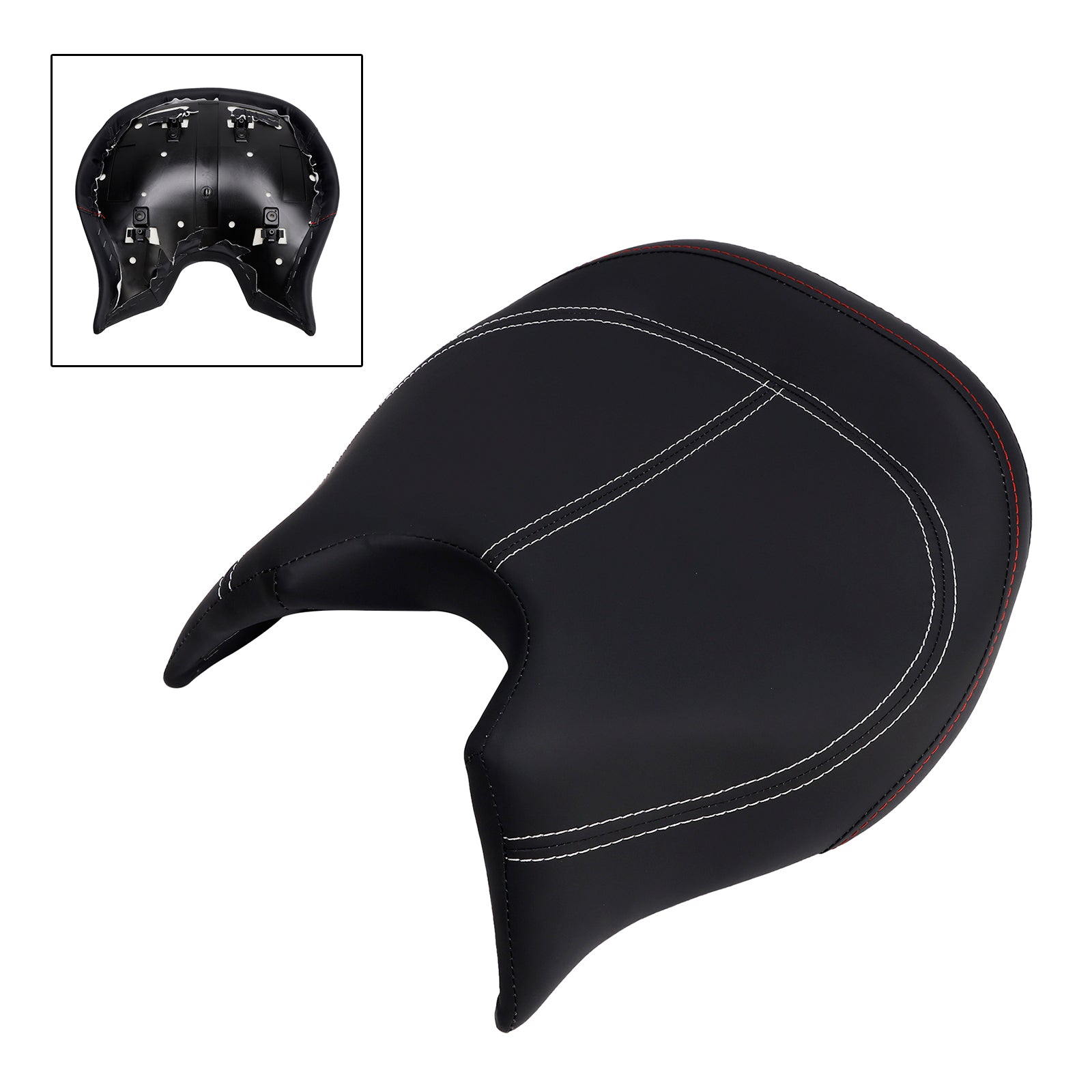 Selle avant Raider noire pour conducteur et passager Can-Am Ryker 600/900 (2019-2023)