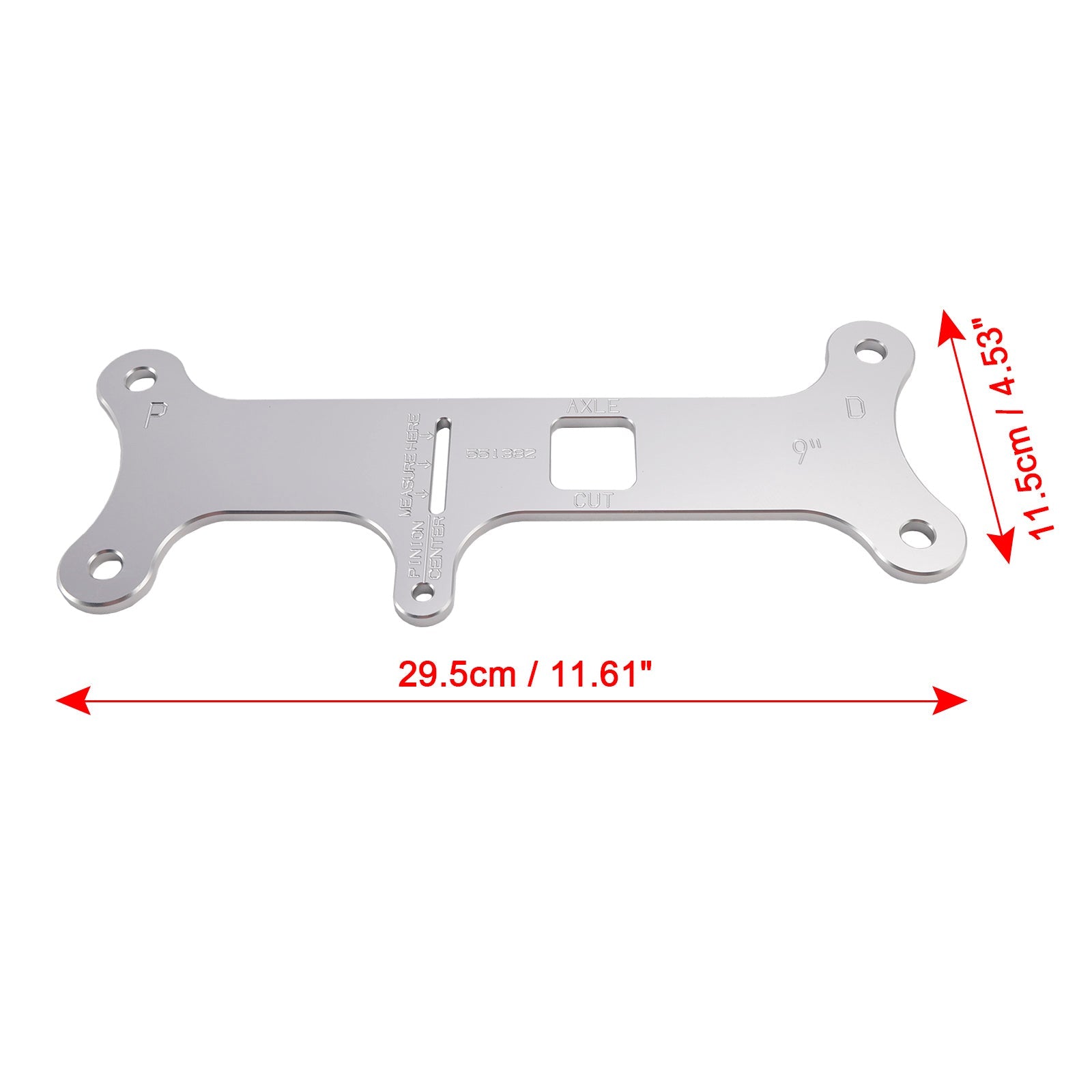 Vodnik za rezanje za zoženje 9 -palčne zadnje osi cevi, zadnjega zobnika za Ford