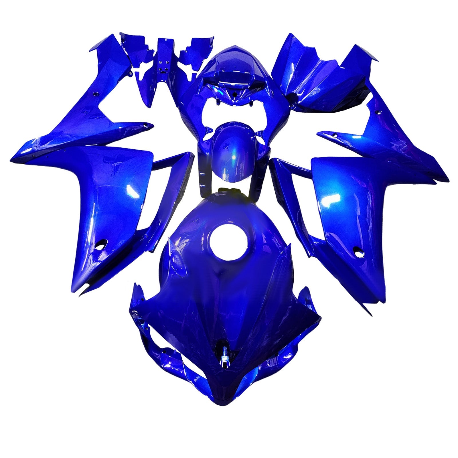 Kit de carénage injecté en plastique ABS pour Yamaha YZFR1 YZF-R1 2007-2008